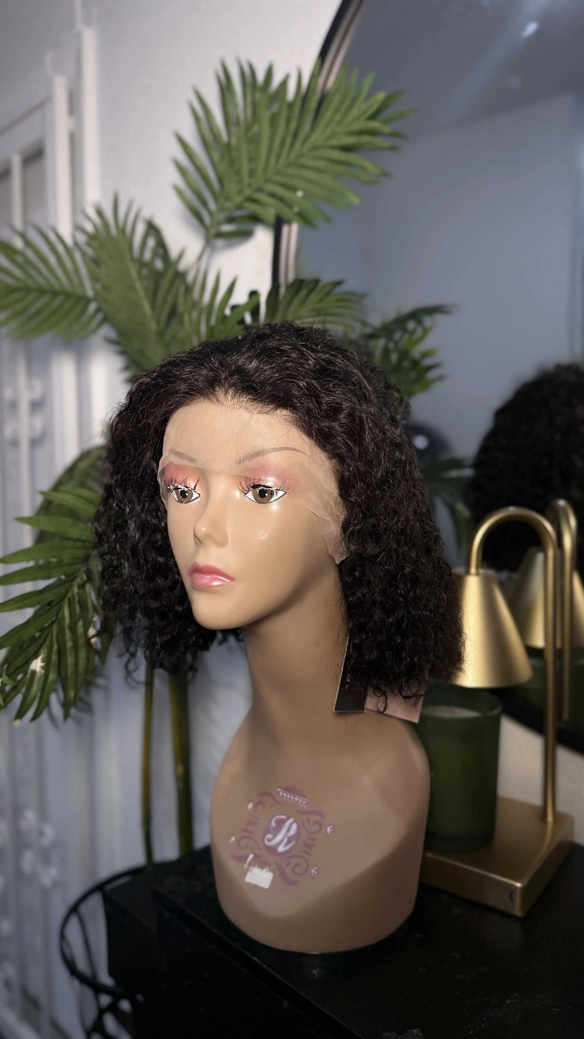 13X4 LACEFRONT BOB WIG | 12 INCH CURLY DEEP WAVE