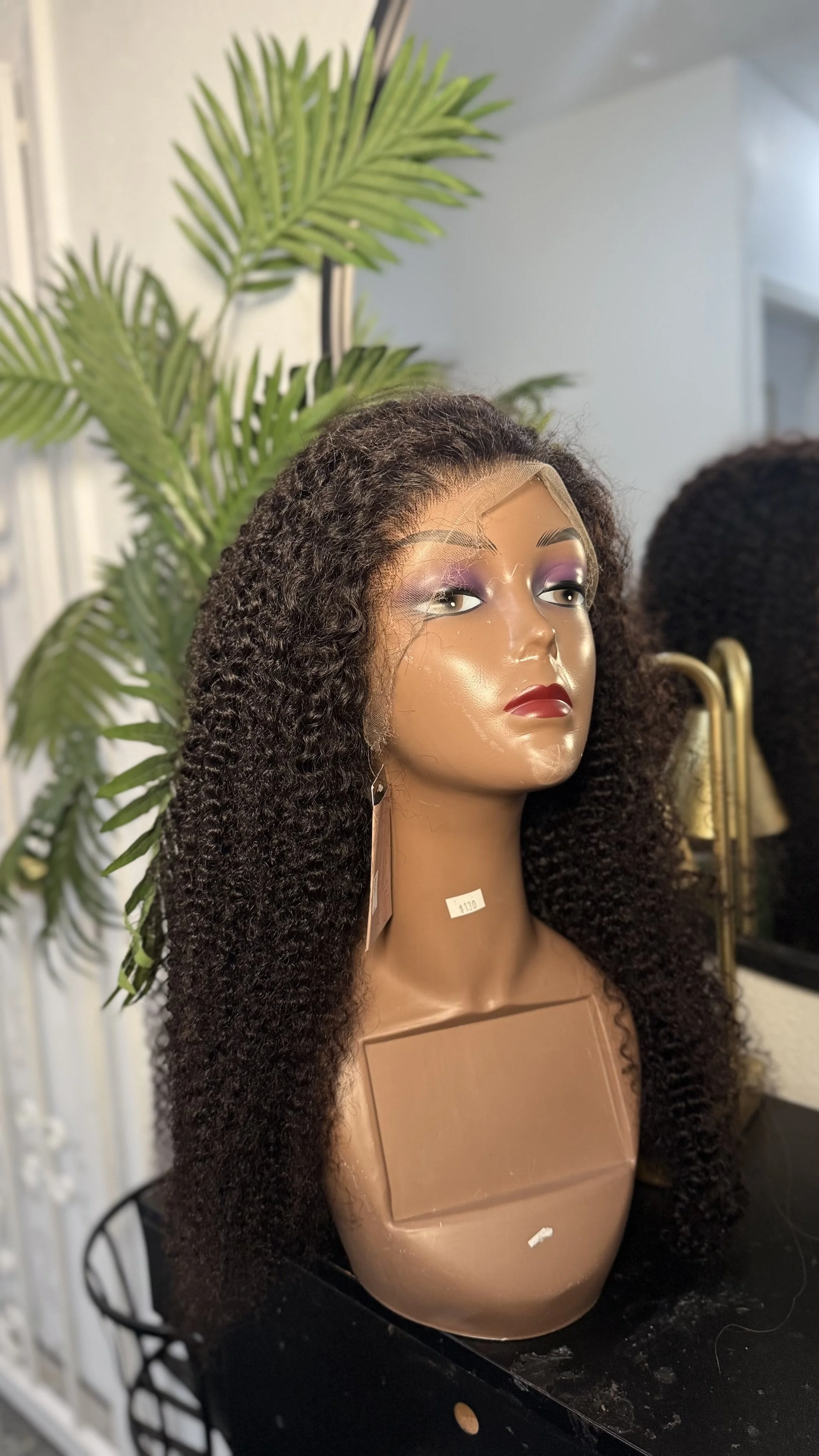 13X6 HD CURLY LACEFRONT 180 % DENSITY WIG | FULL FRONTAL | NATURAL COLOR WIG | CURLY WIGS