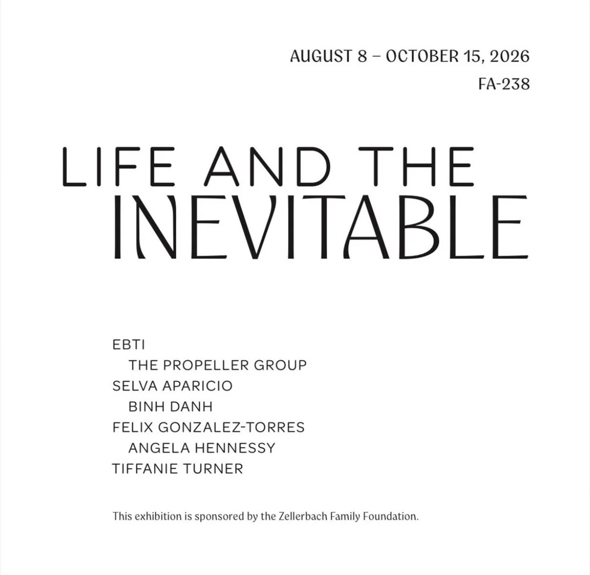 Life and the Inevitable