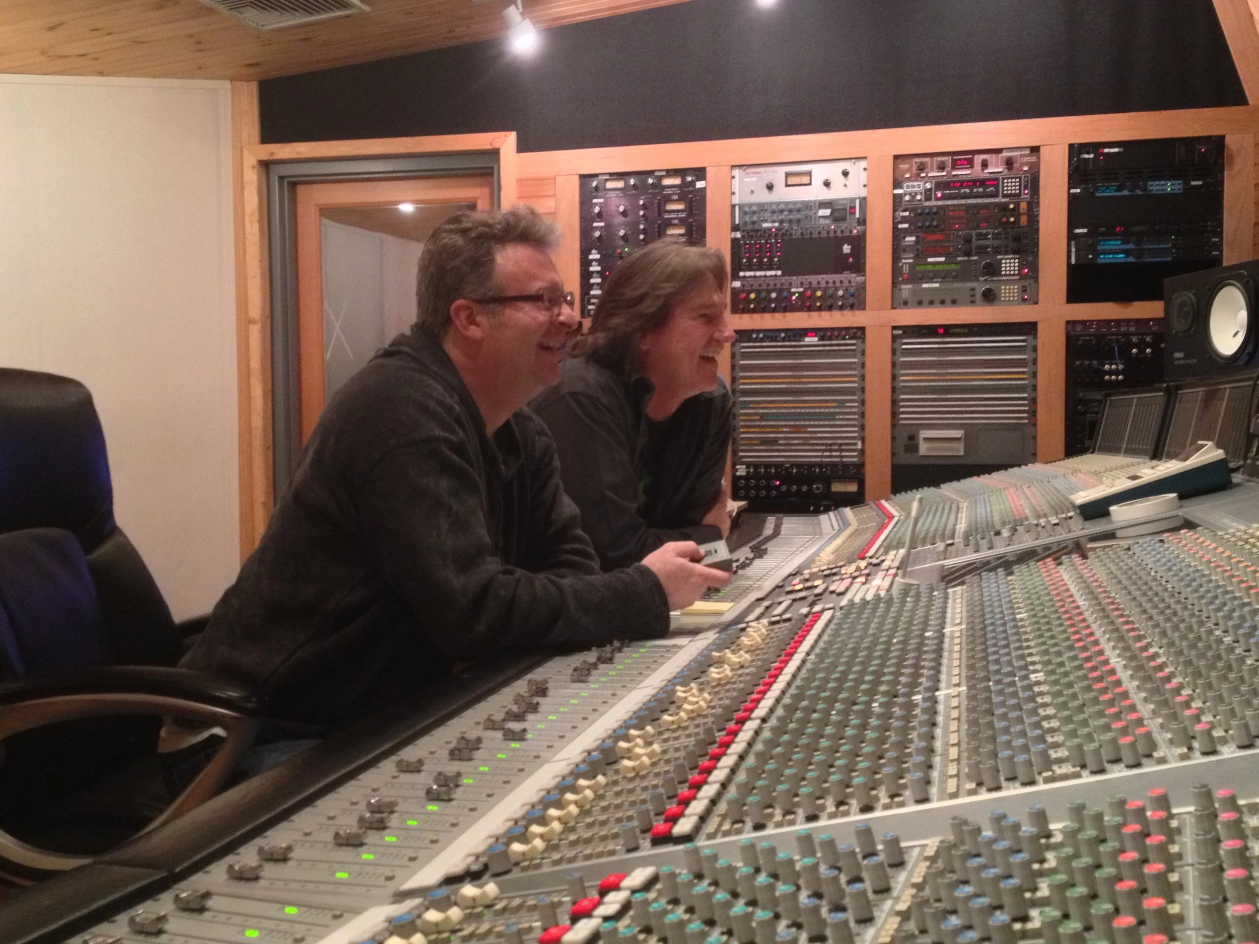 Ray Barnette in the recording studio
