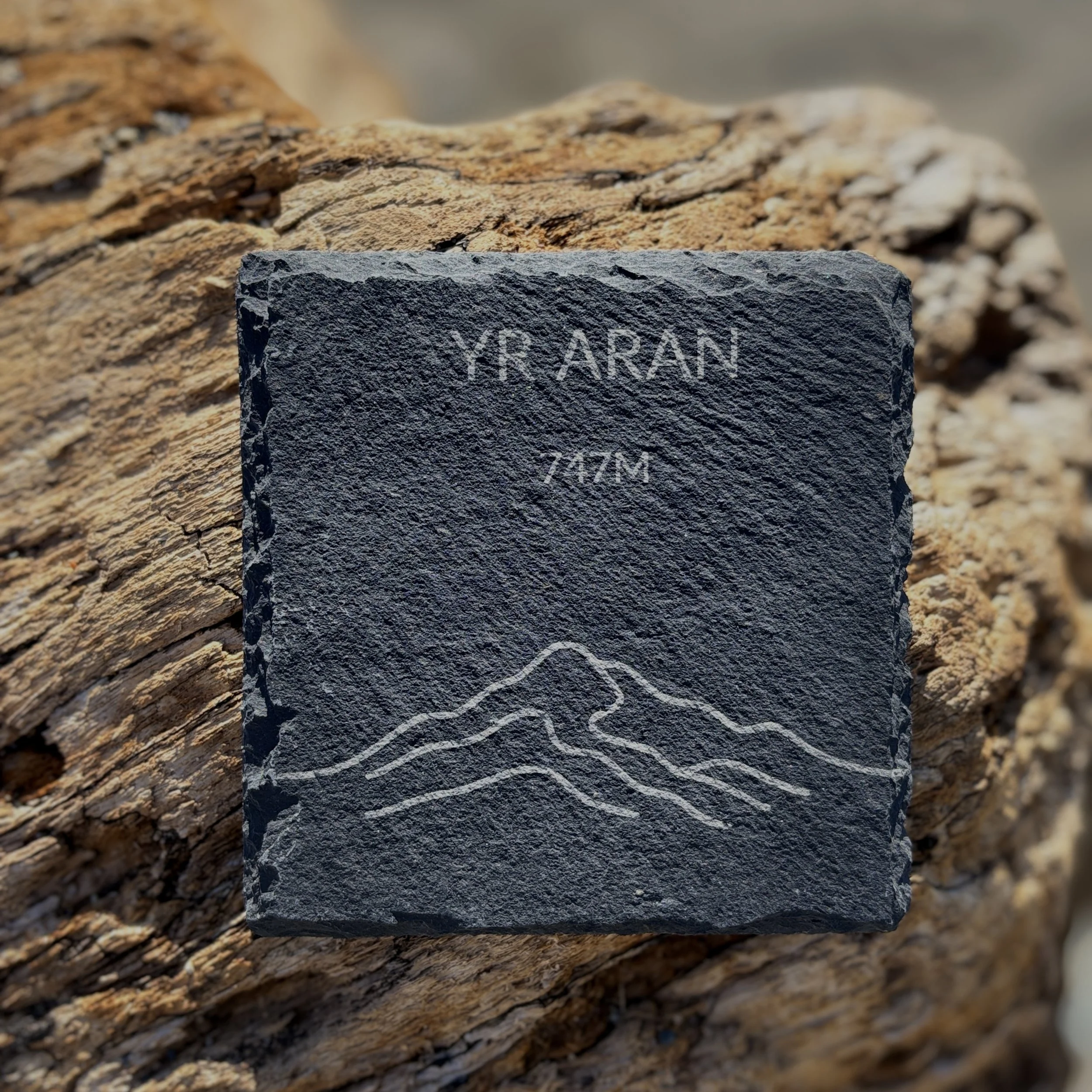 Yr Aran Slate Coaster