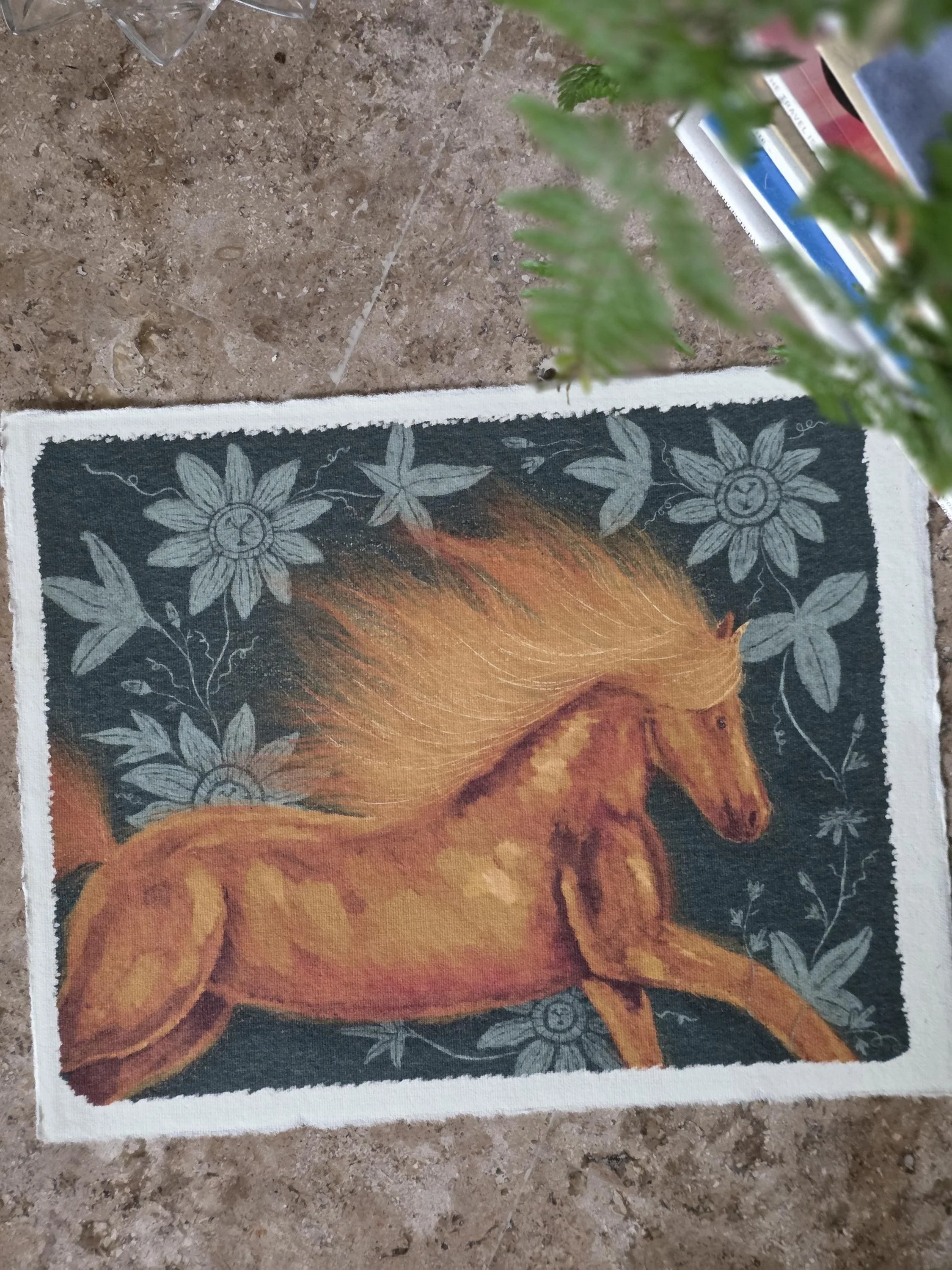 Horse and Passionflower | 8