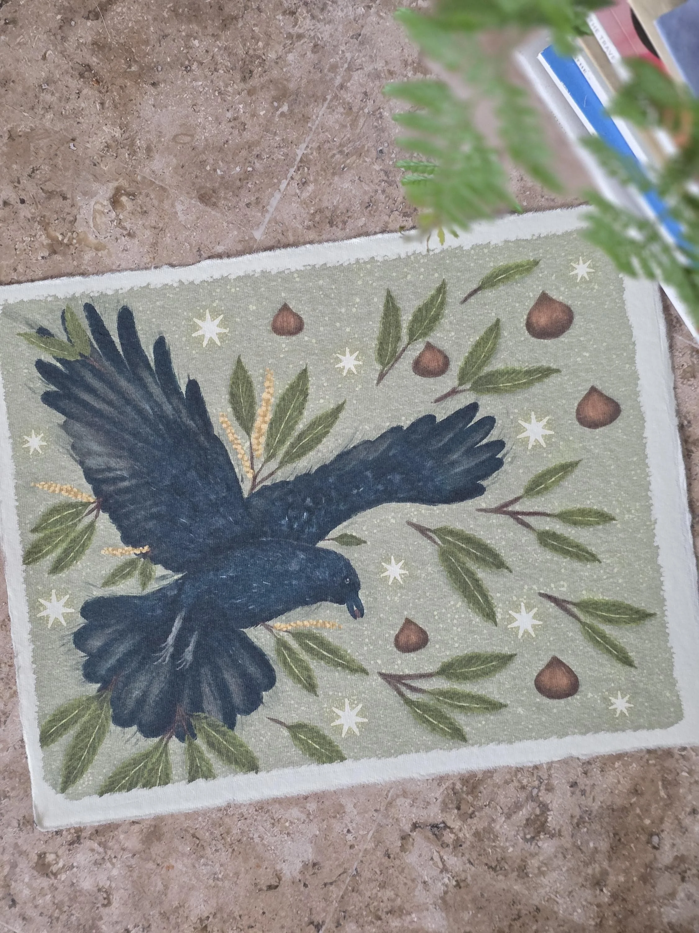 Raven and American Chestnut Tree | 8