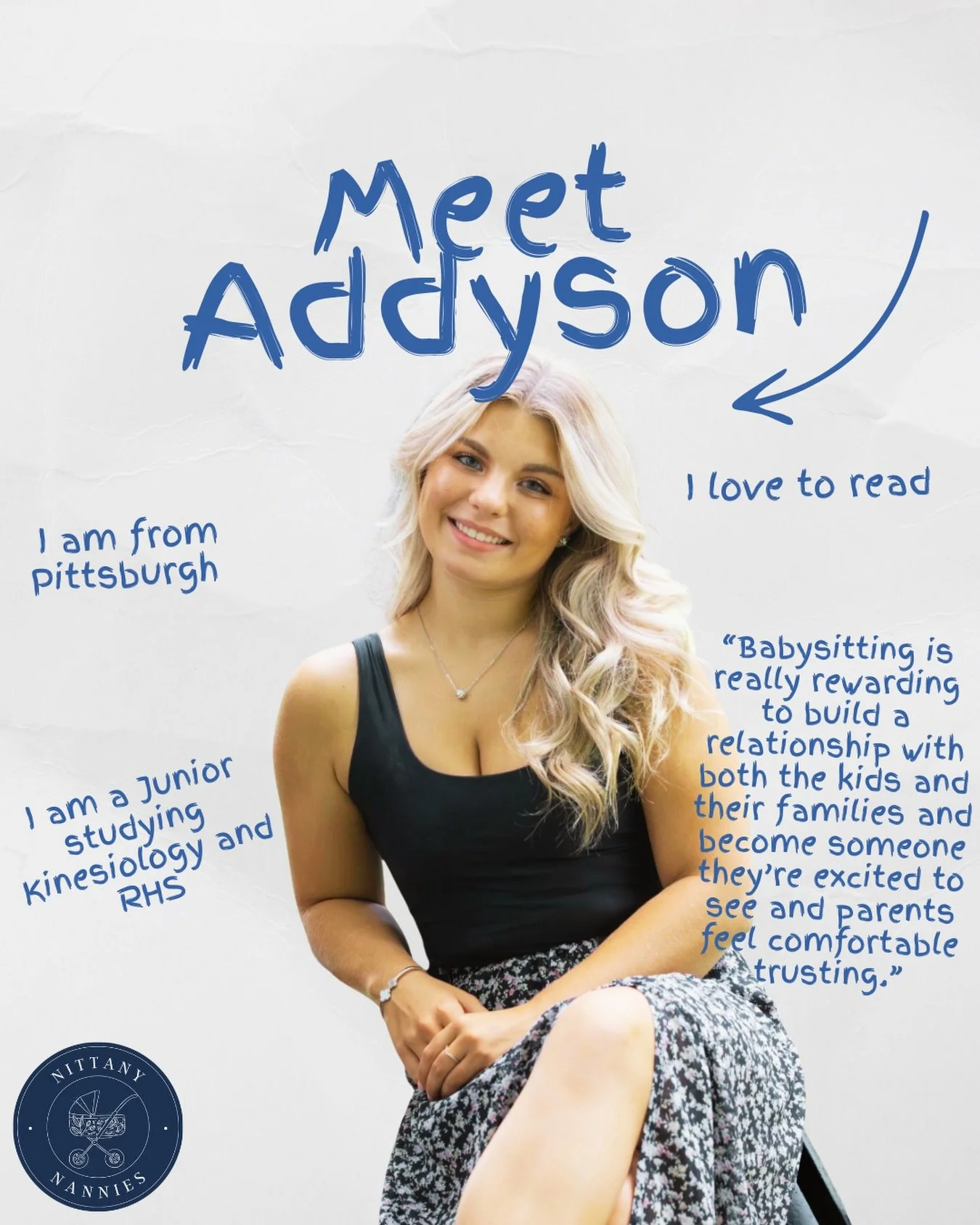 Meet Addyson! Welcome to the team! 👏🏻