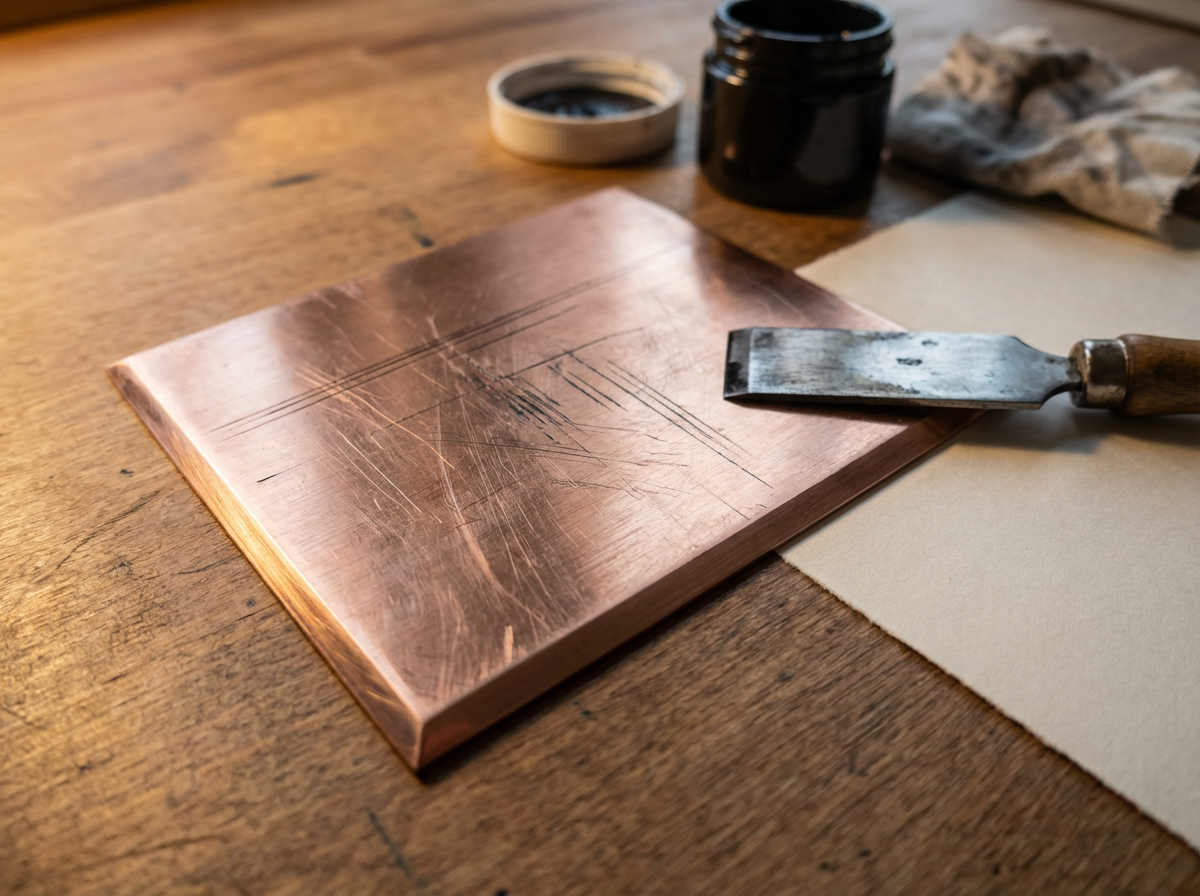 Copper Etching Plate