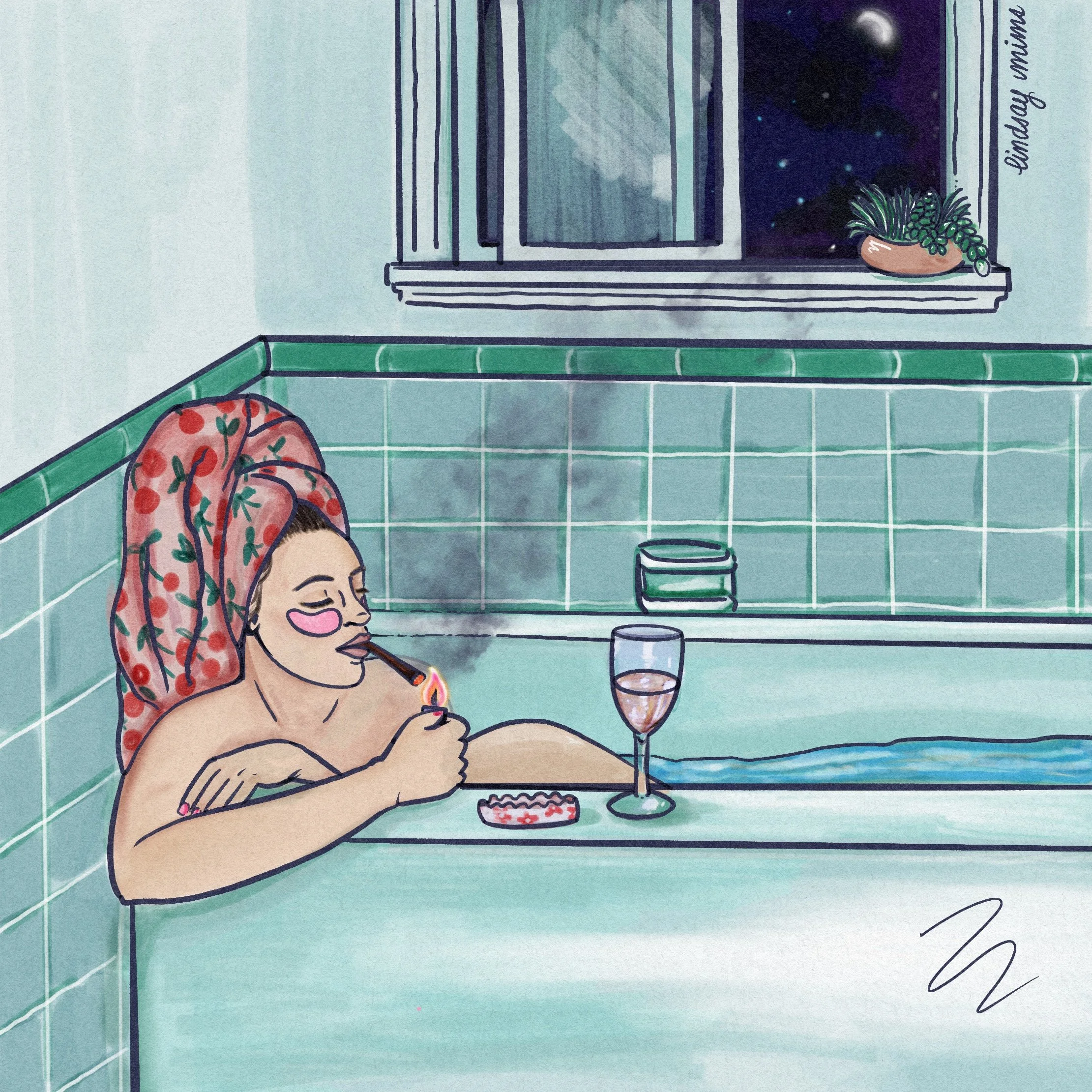 Self Care - 5 x 5 Print