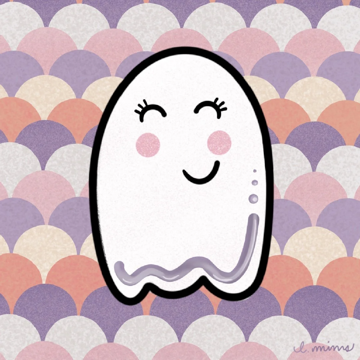 Happy Haunting - 4 x 4 Print