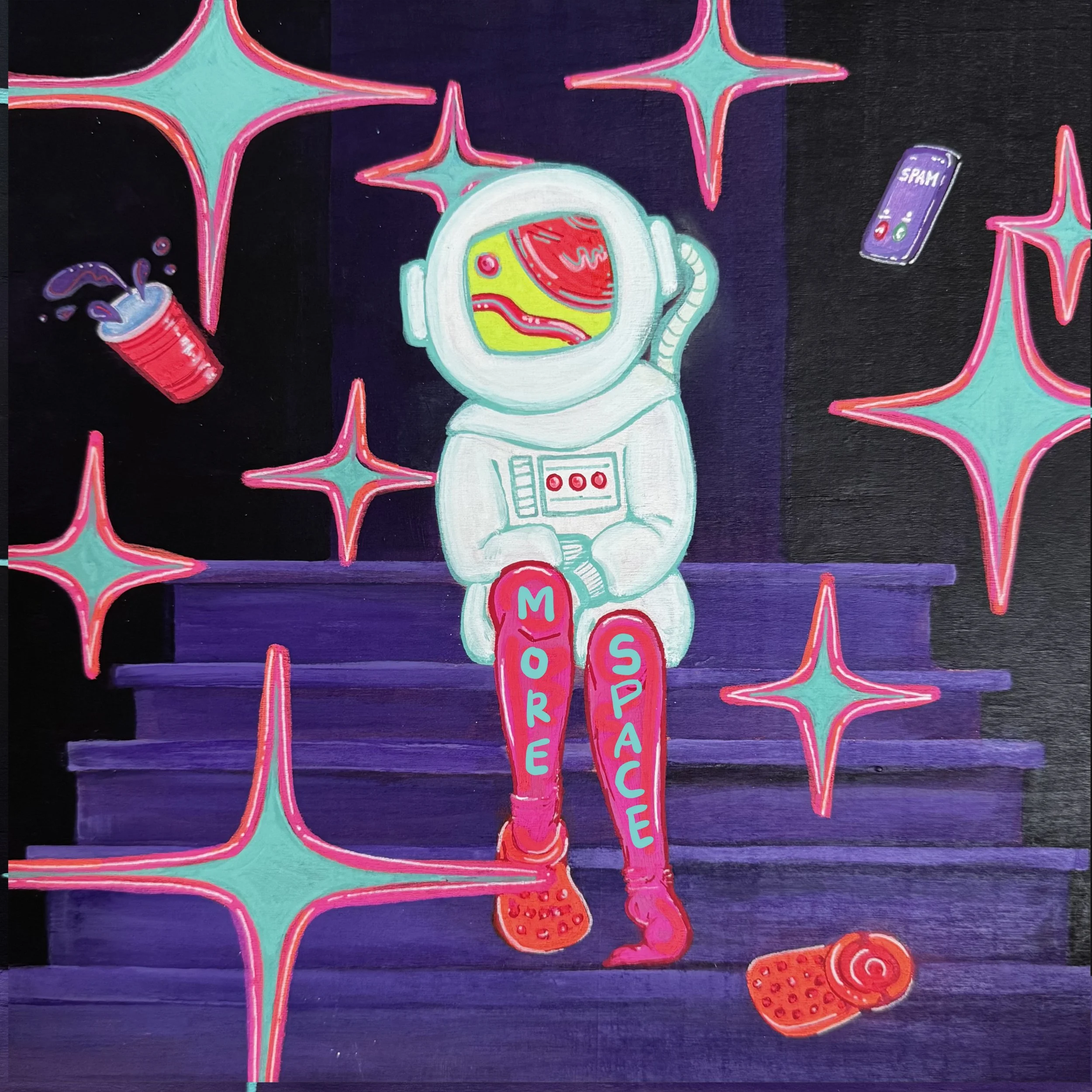More Space - 5 x 5 Print