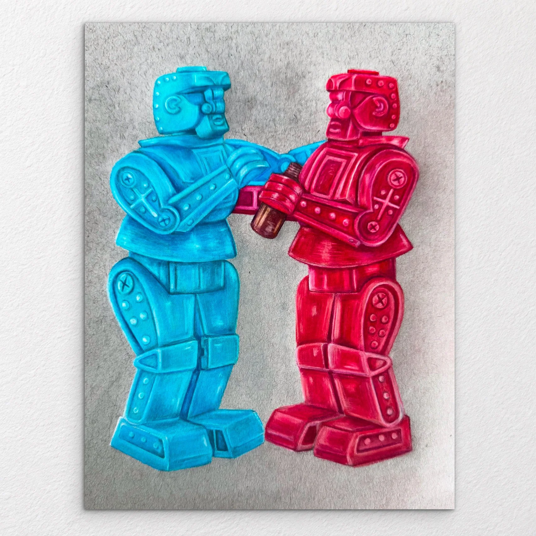 Conflict Resolution - 8 x 10 Framed Original
