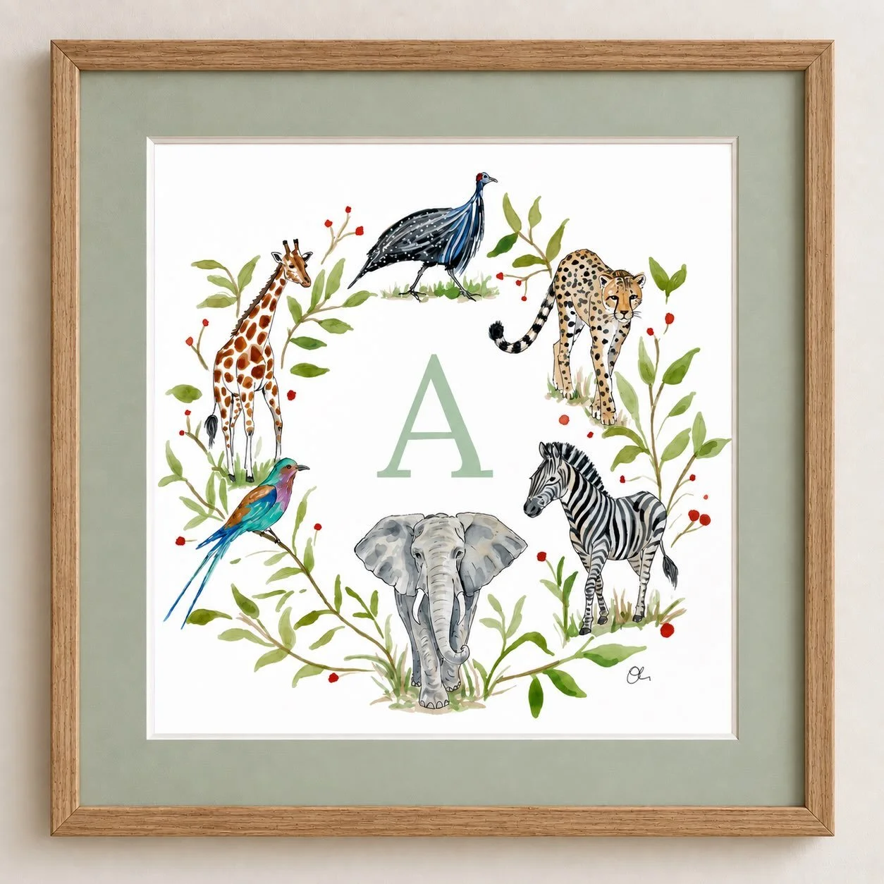 NEW | Personalised Safari Initial Prints 🐘

Introducing a new addition to The Nest&rsquo;s personalised collection.

Featuring my original ink &amp; watercolour illustrations of some of Kenya&rsquo;s most iconic wildlife, each print is personalised 