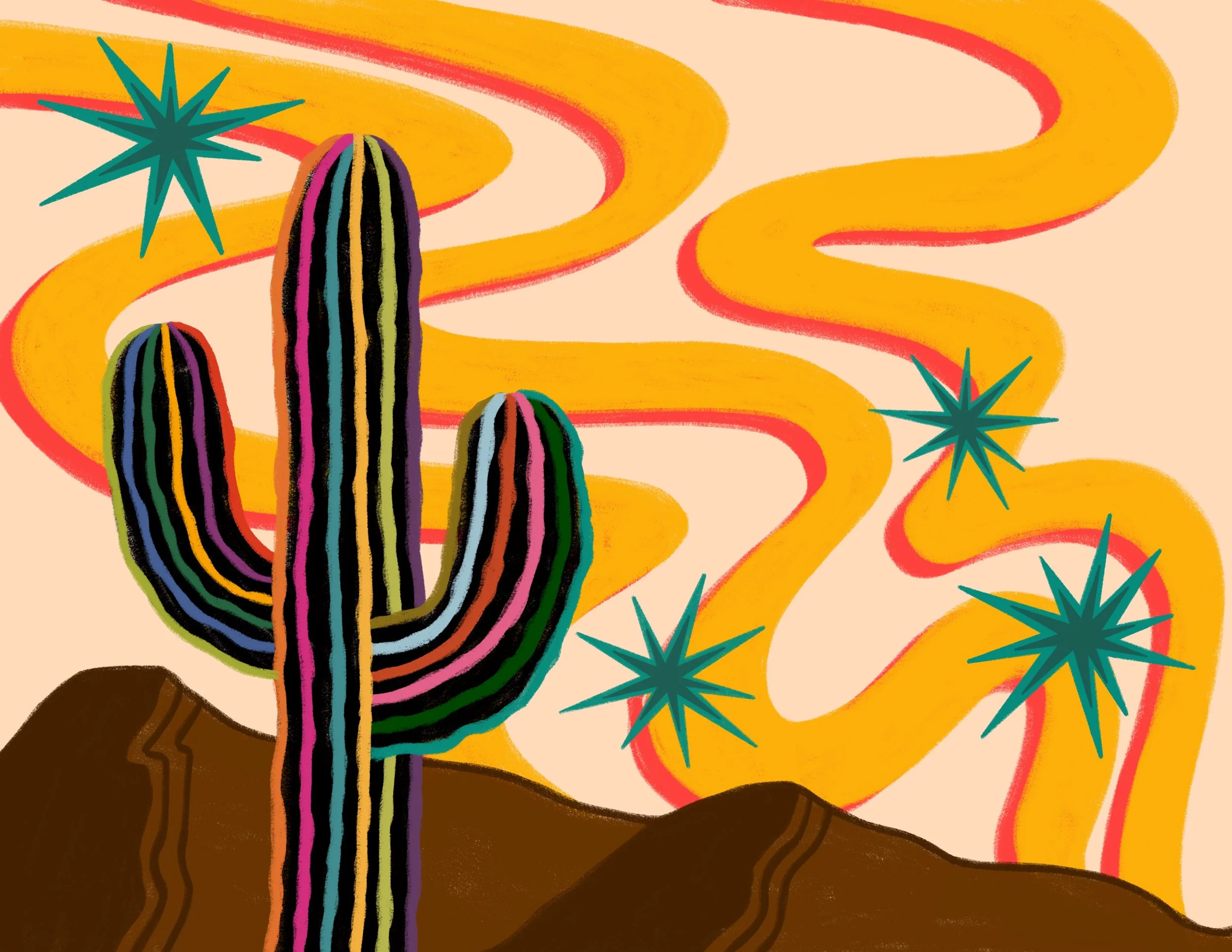 Desert Haze Print