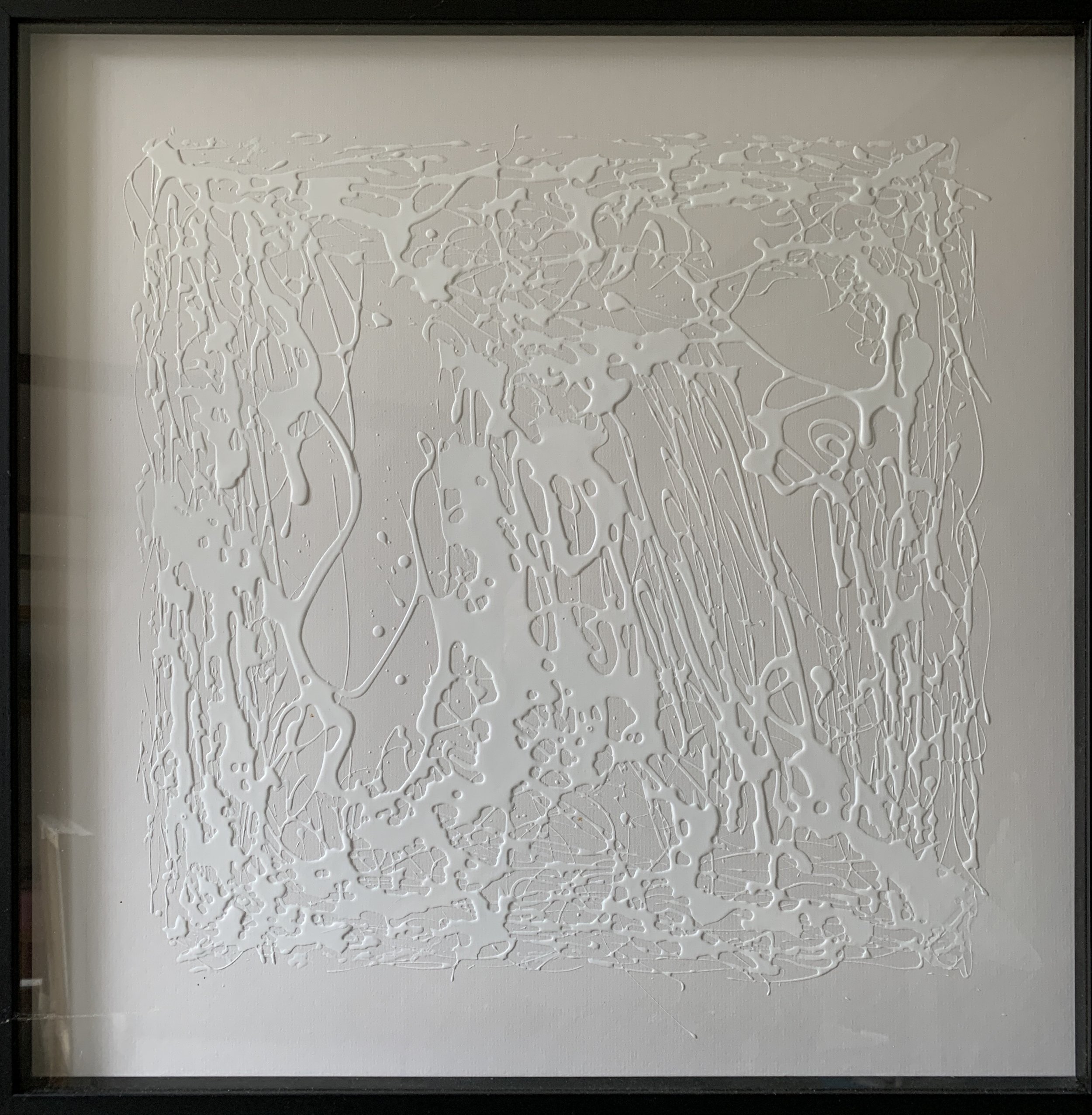 White on white (series I) - 63 x 63 cm
