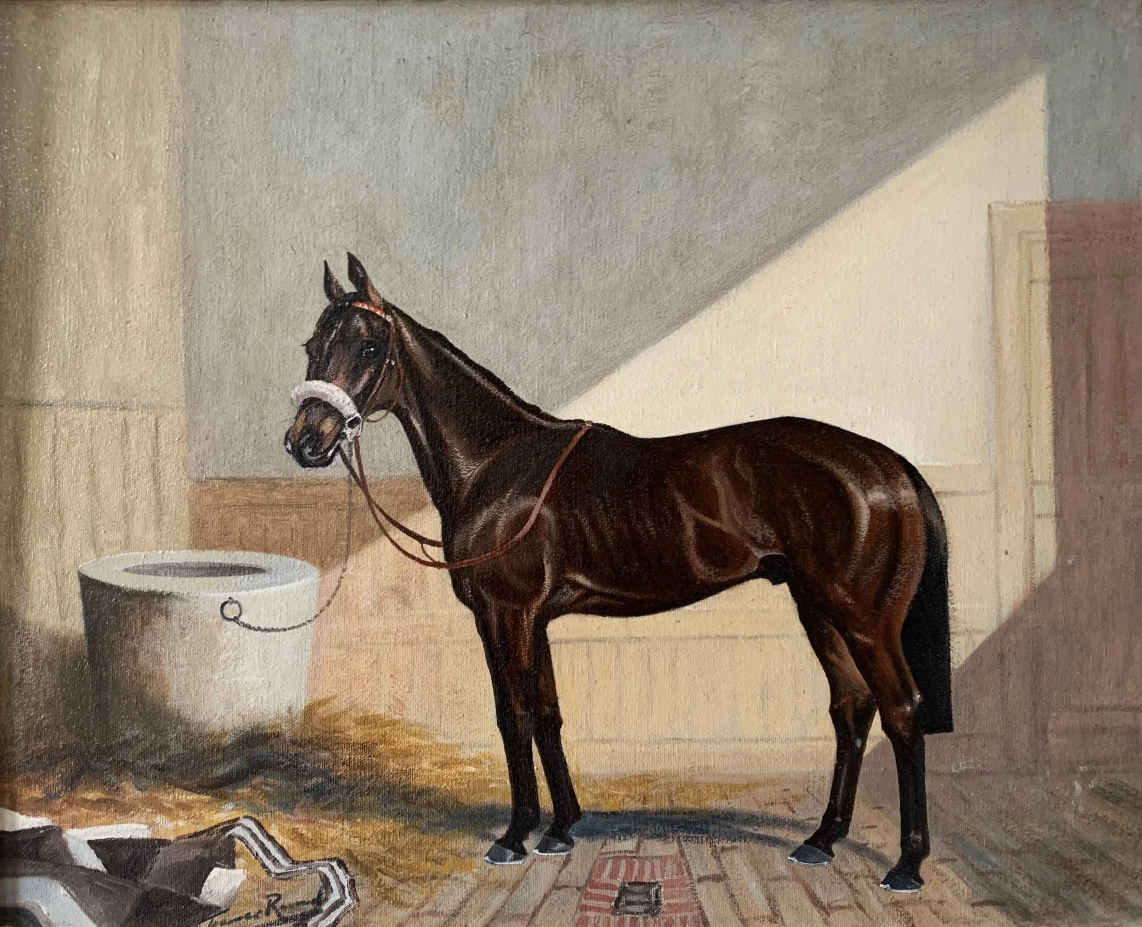 Figurative and realist paintings by British artist Terence Round