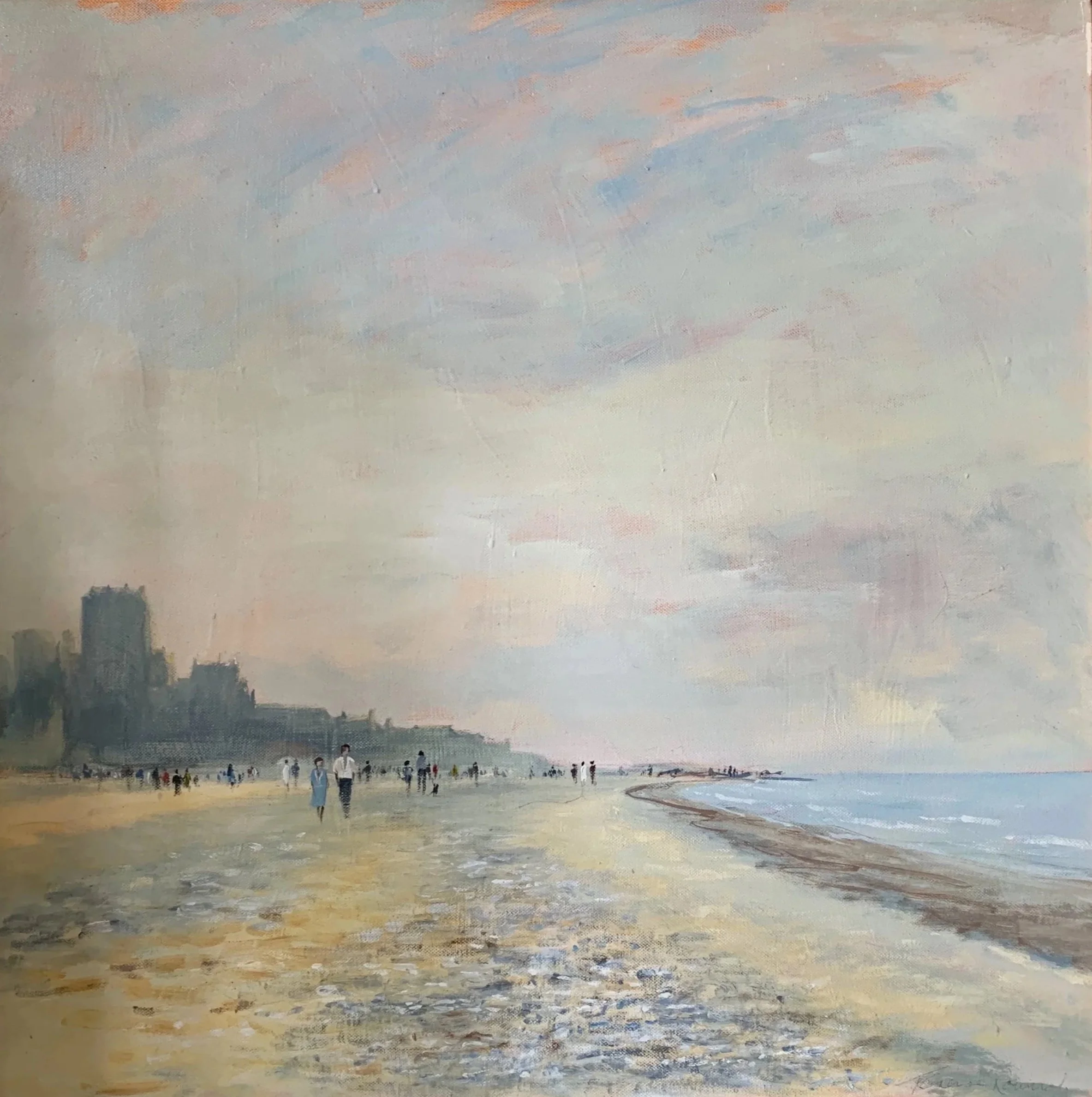 Impressionist style paintings by British artist Terence Round