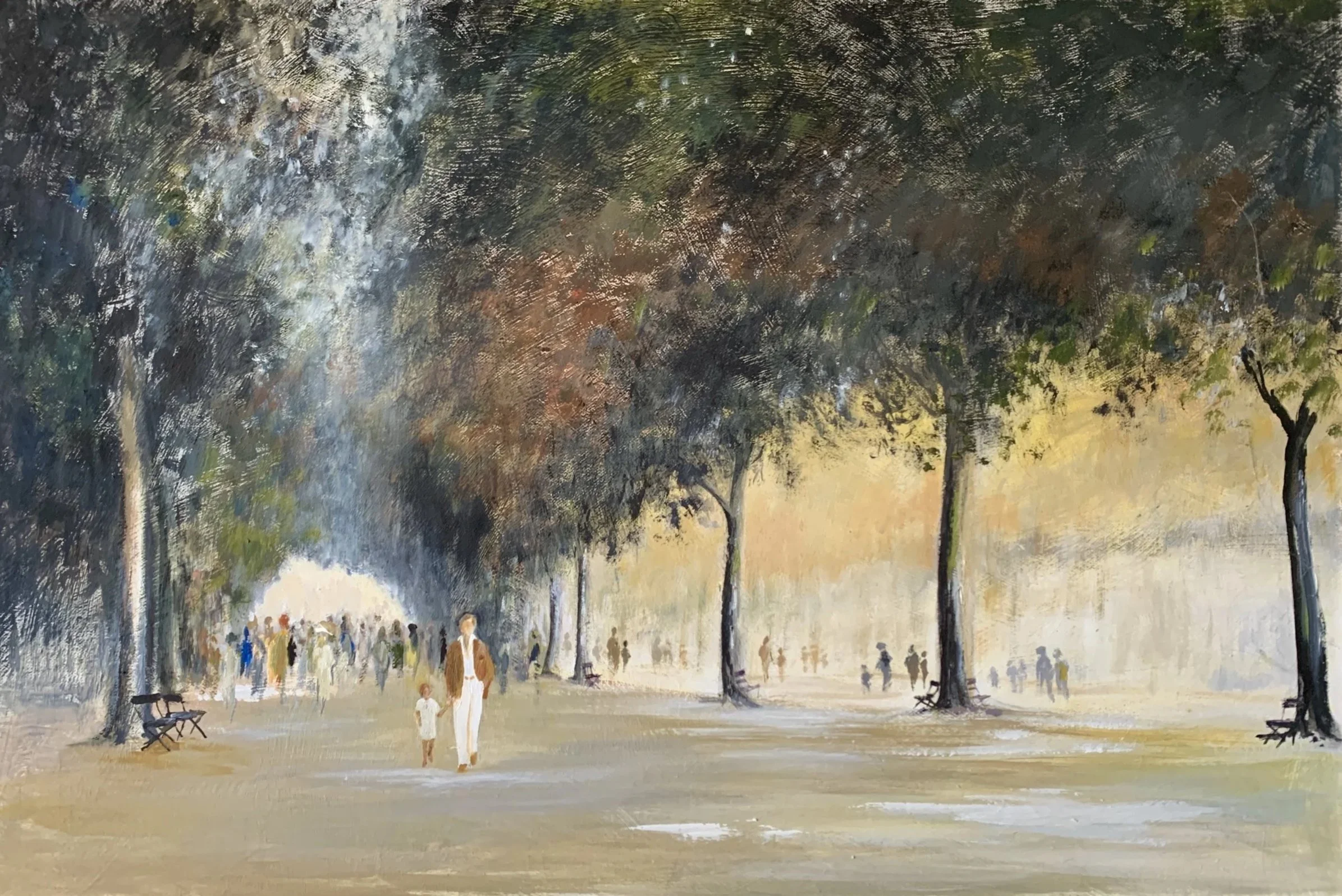 Tuileries - 53 x 78 cm