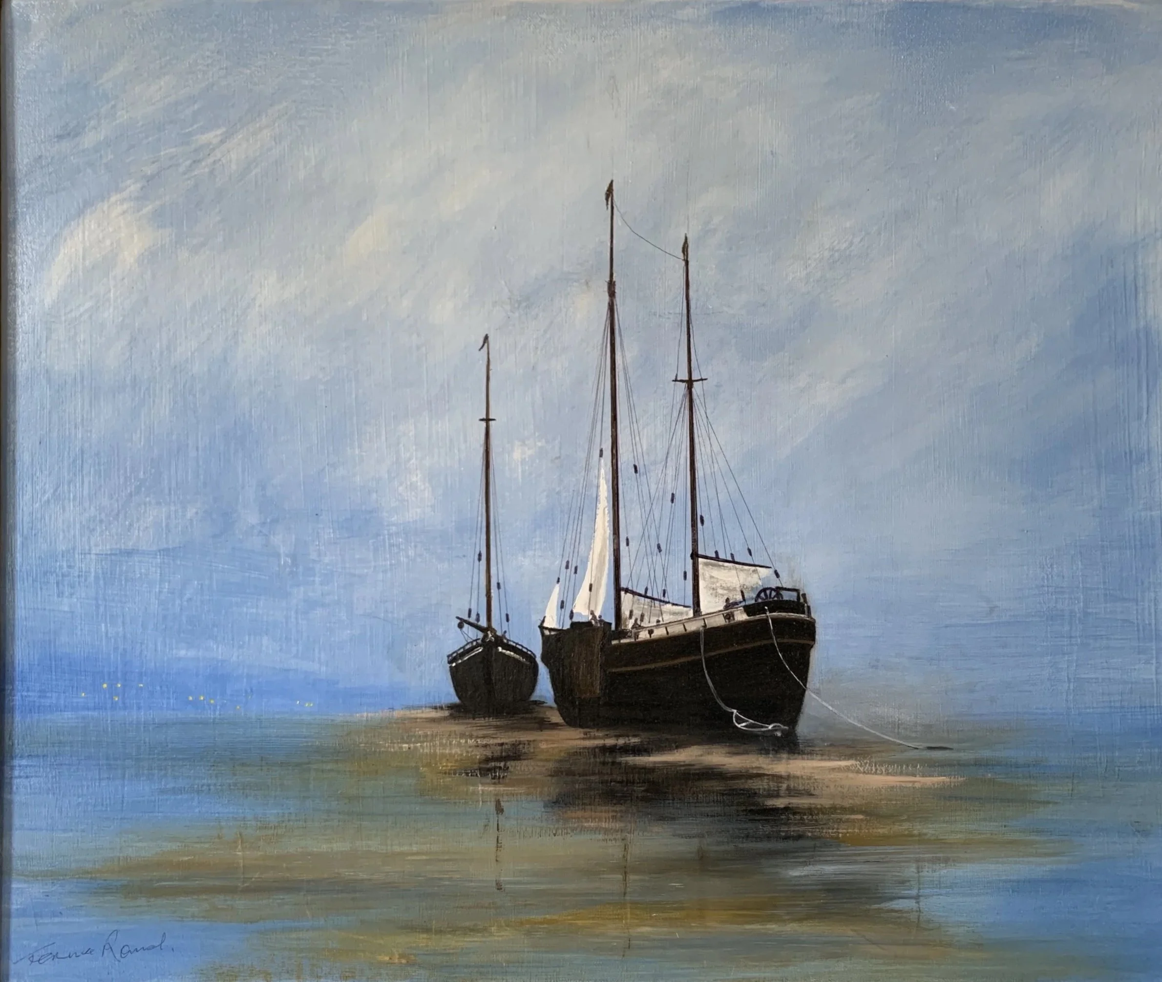 Ships - 53 x 63 cm