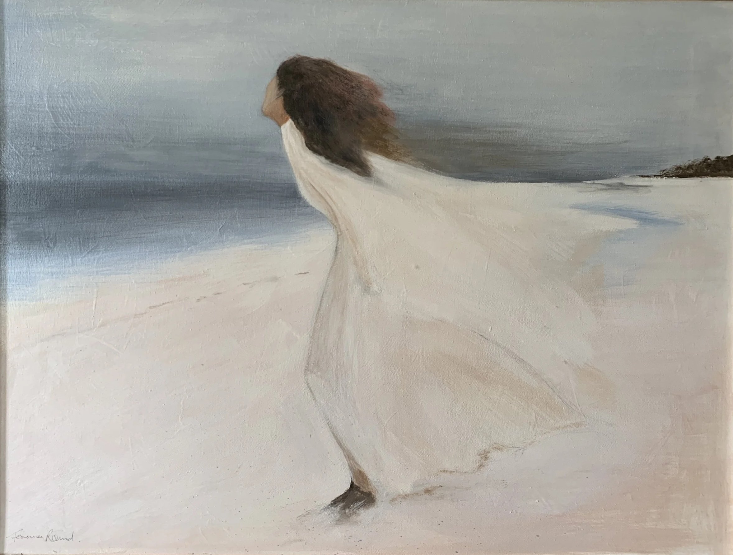 Leaning in - 64 x 84 cm