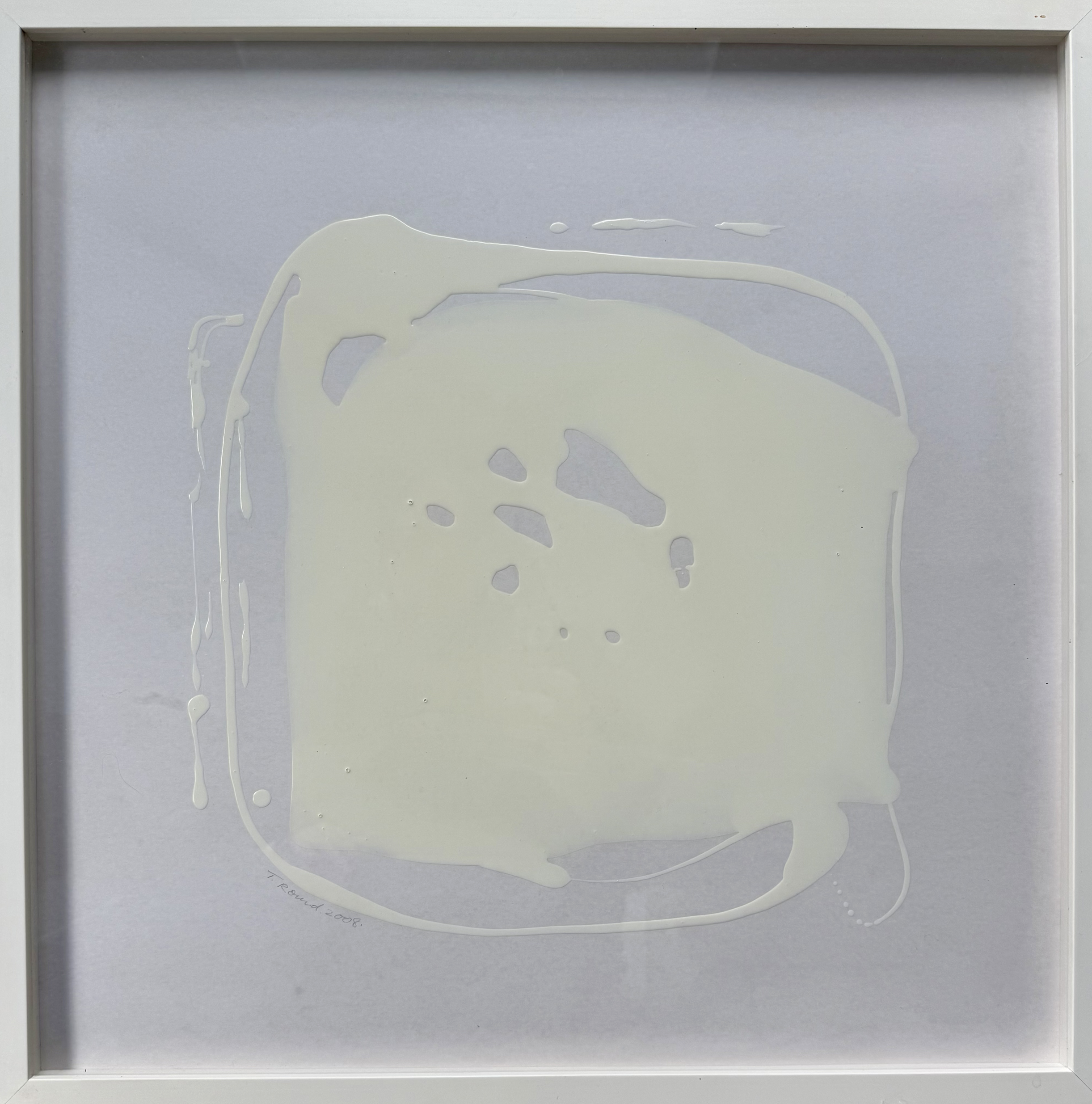 White on white (VI) - 54 x 54 cm