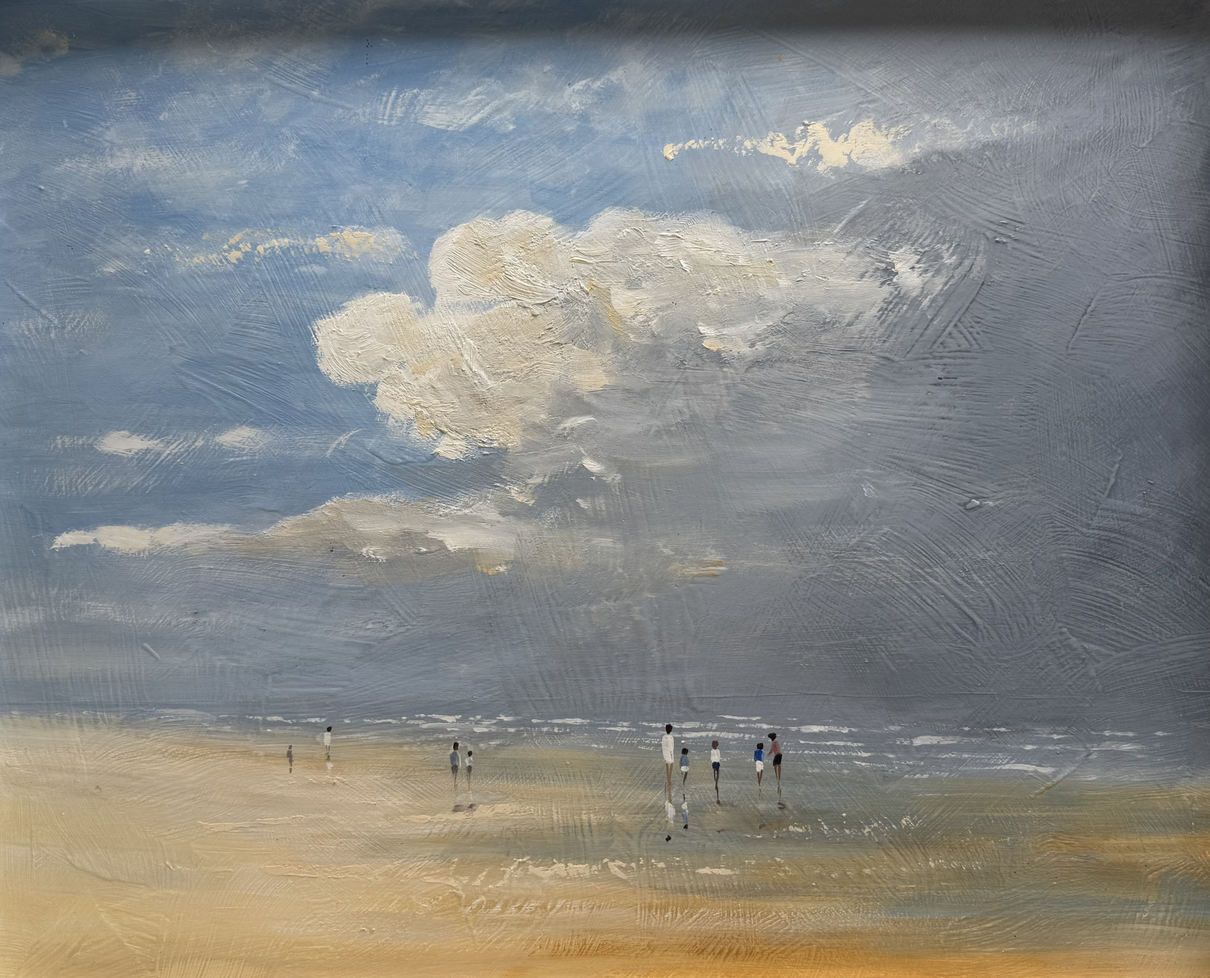 Beach Walk - 48 x 58 cm