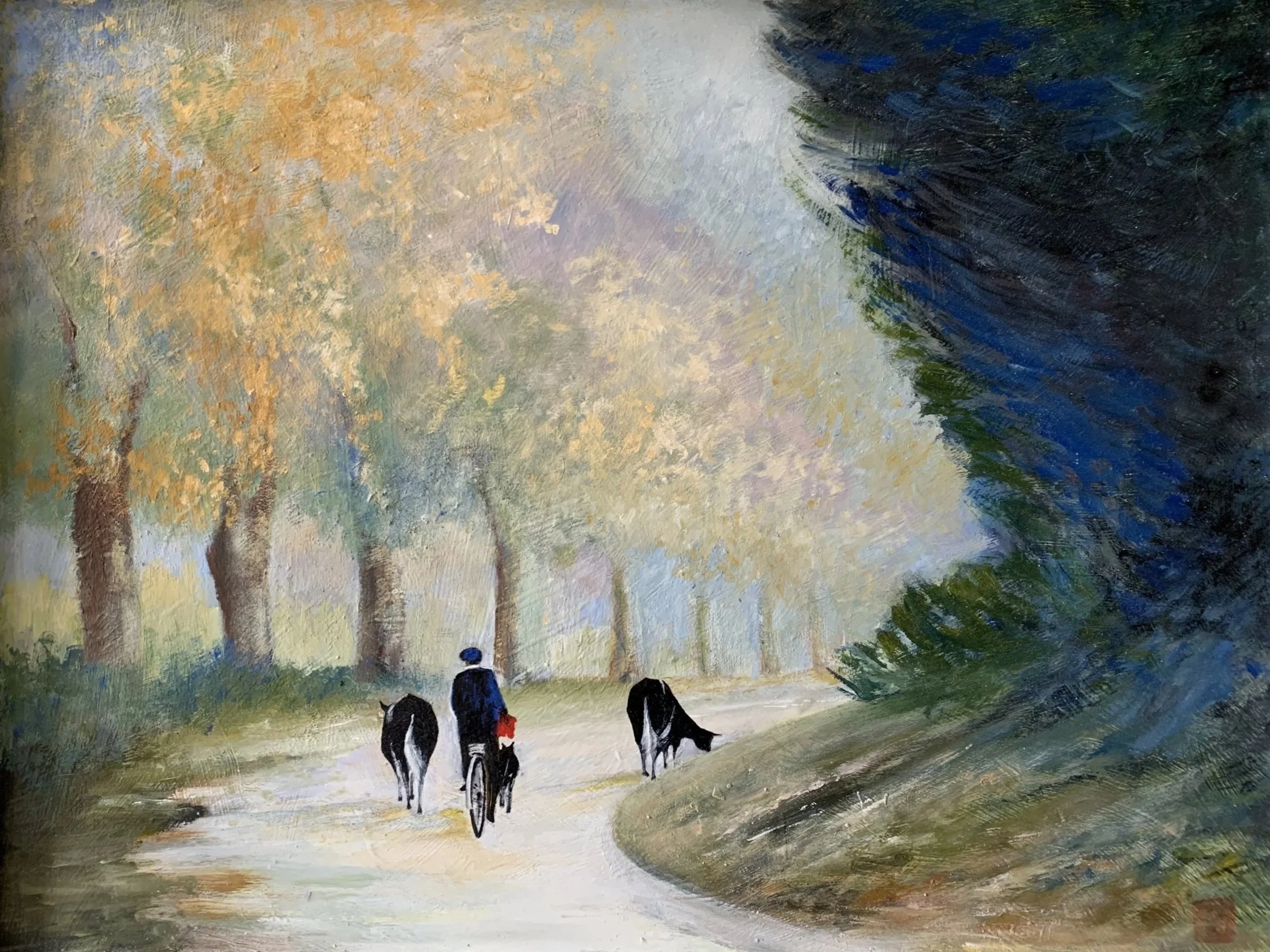 The Slow Road - 54 x 73 cm 