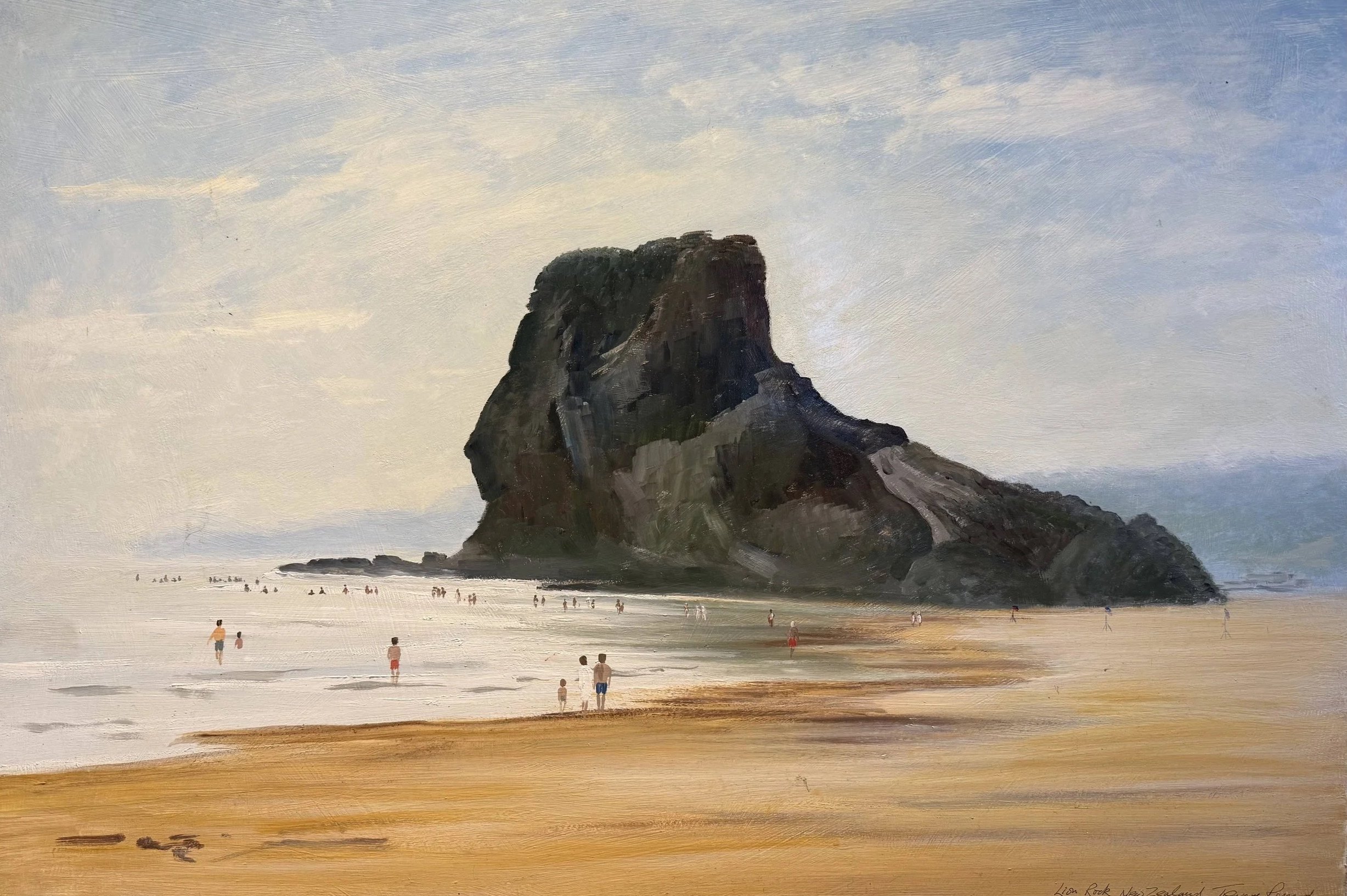 Lion Rock, New Zealand - 51 x 76 cm 