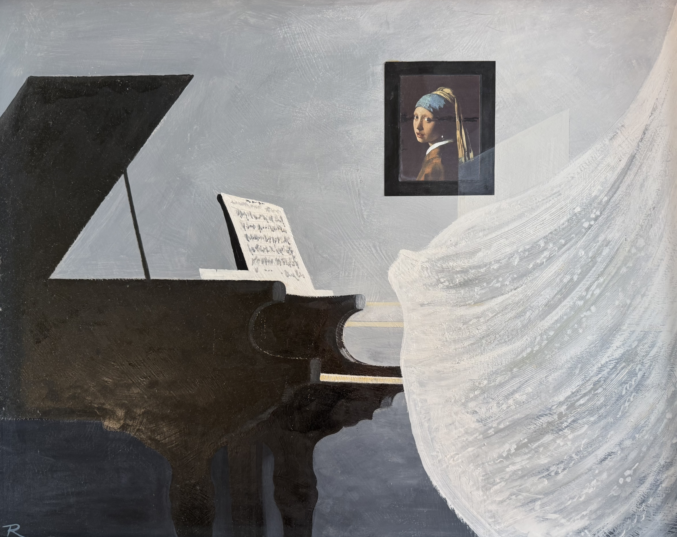 The Girl with the Pearl Earring - 56 x 69 cm 