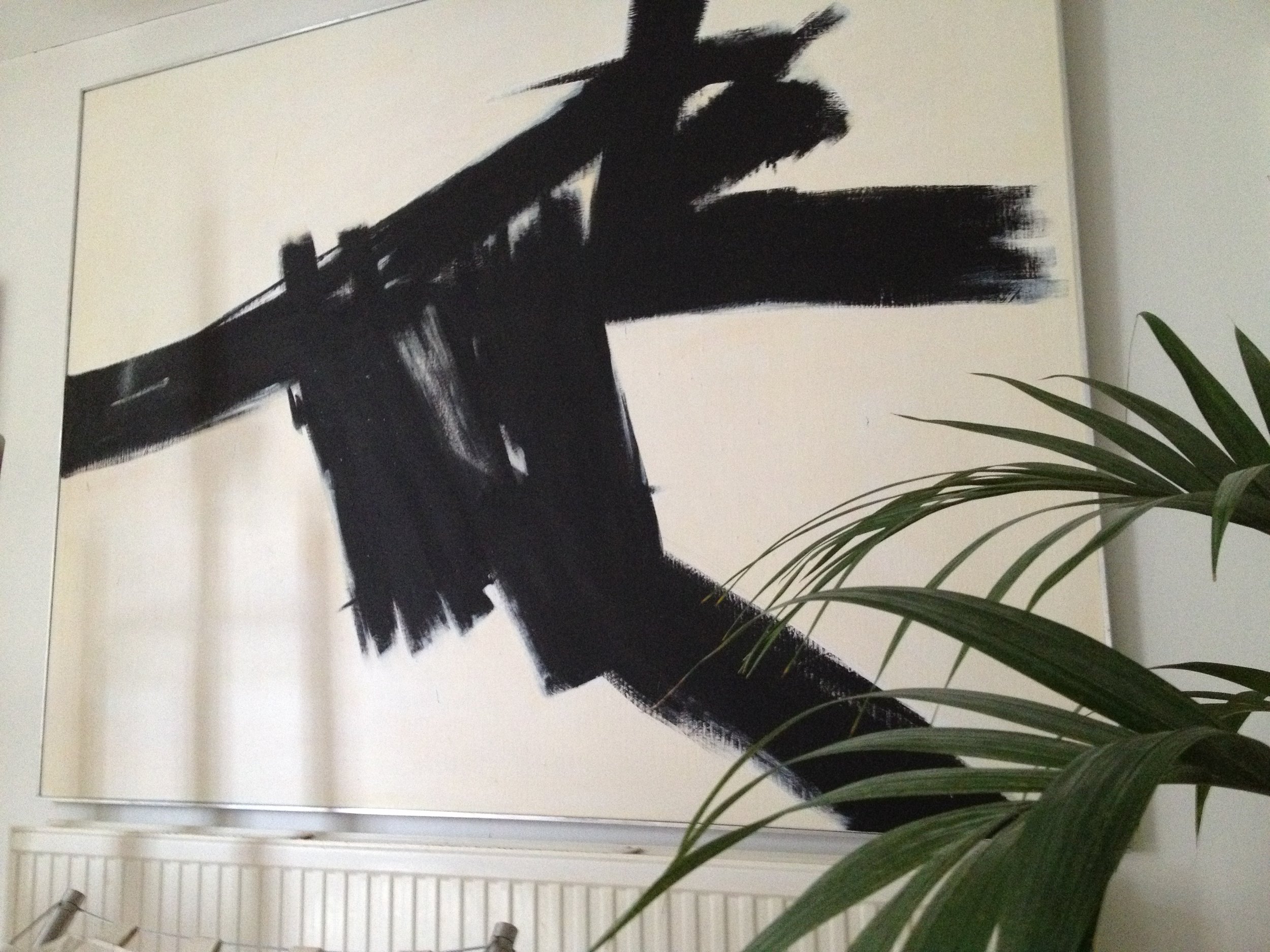 After Kline I - 139 x 185 cm