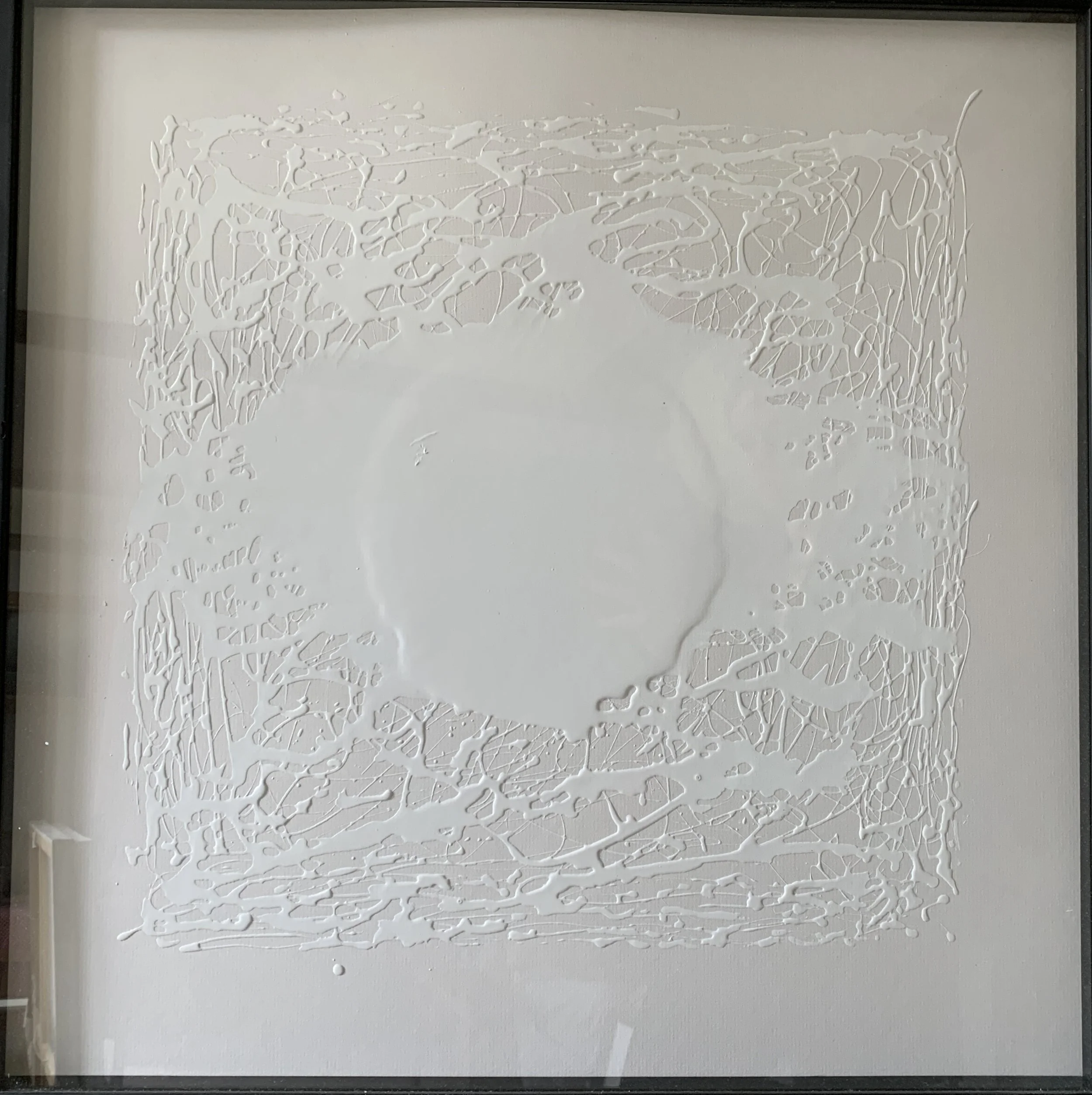 White on white (series II) - 63 x 63 cm