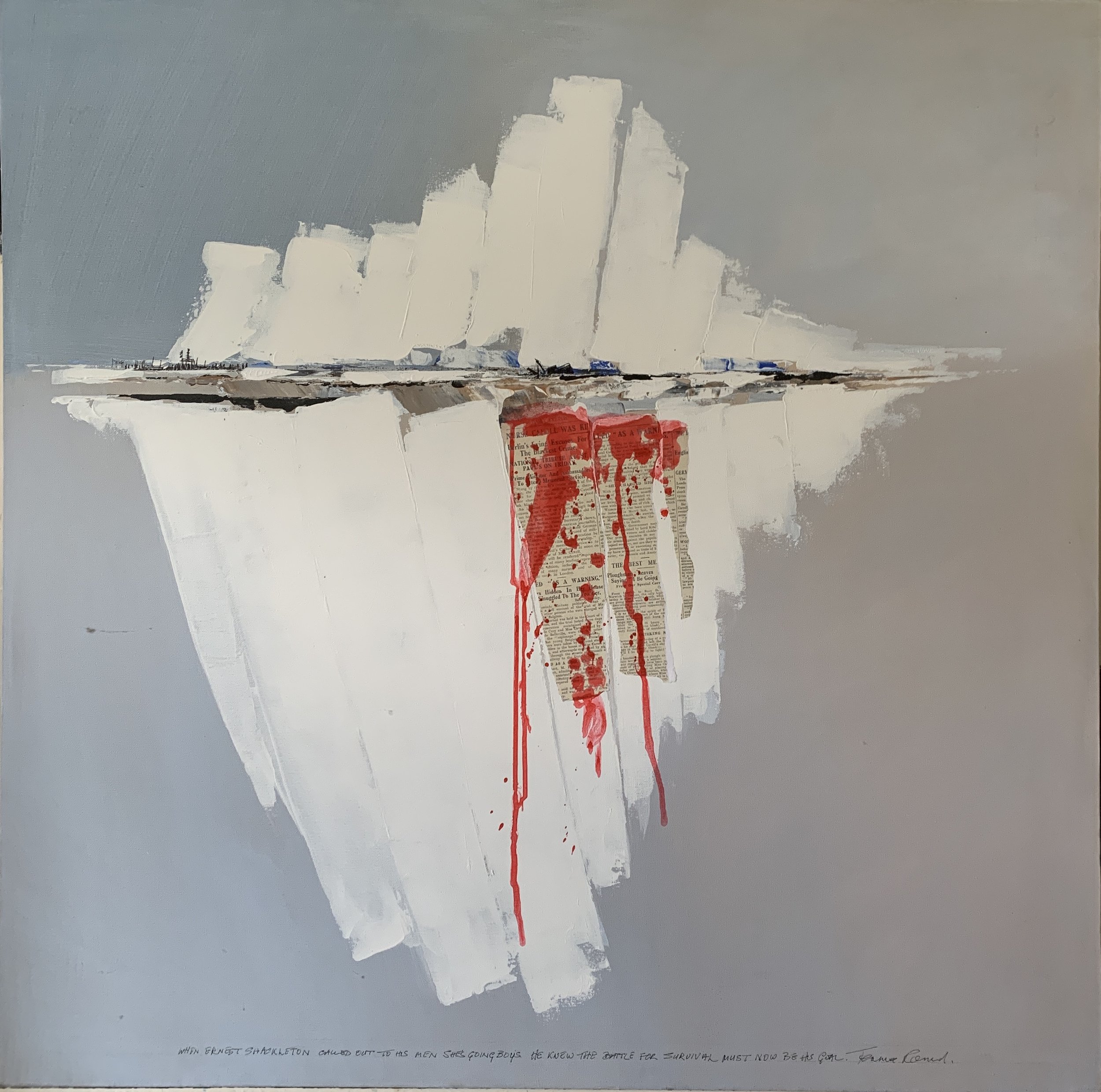 Endurance (I),
Shackleton Series -
92 x 92 cm 