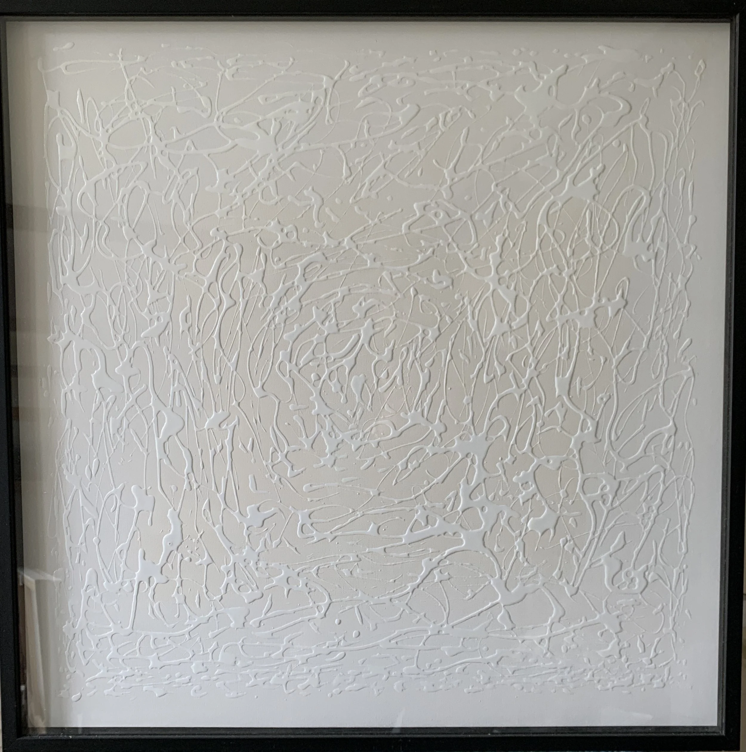 White on white (series III) - 63 x 63 cm