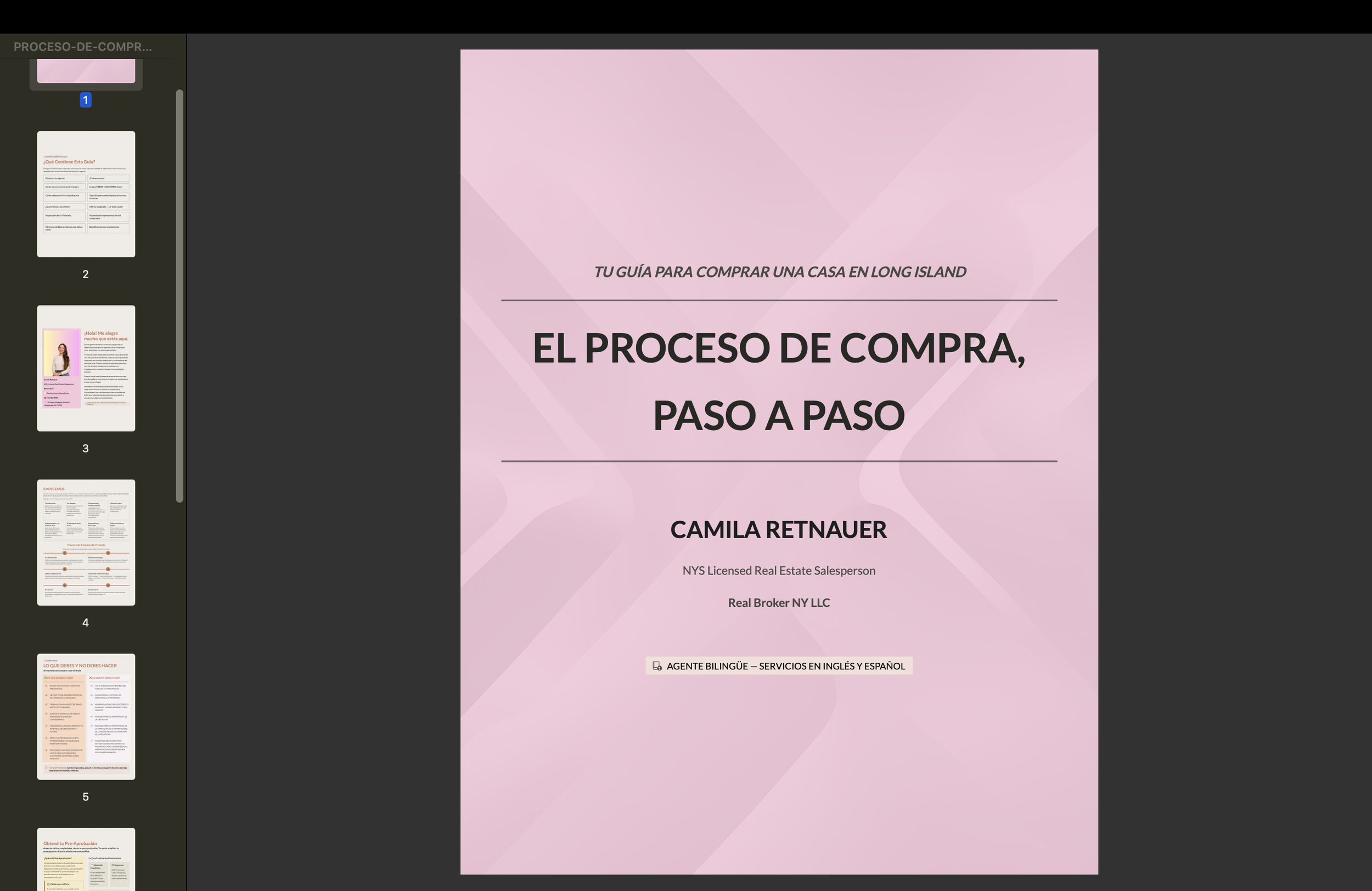 Guía gratis para compradores de vivienda en Long Island por Camila Retnauer