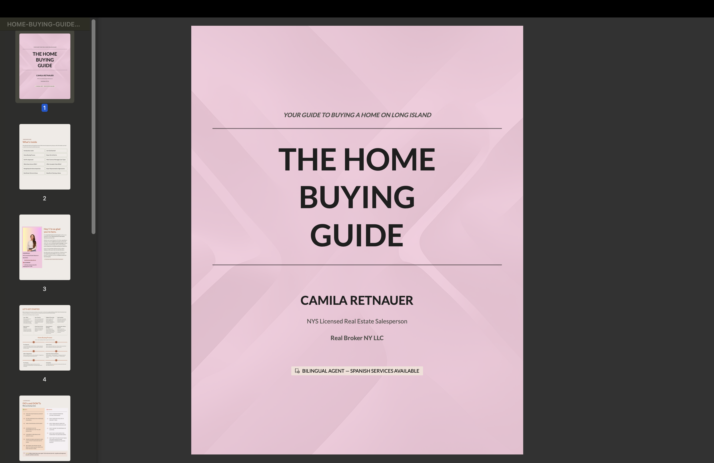 Free Long Island Home Buyer Guide by Camila Retnauer