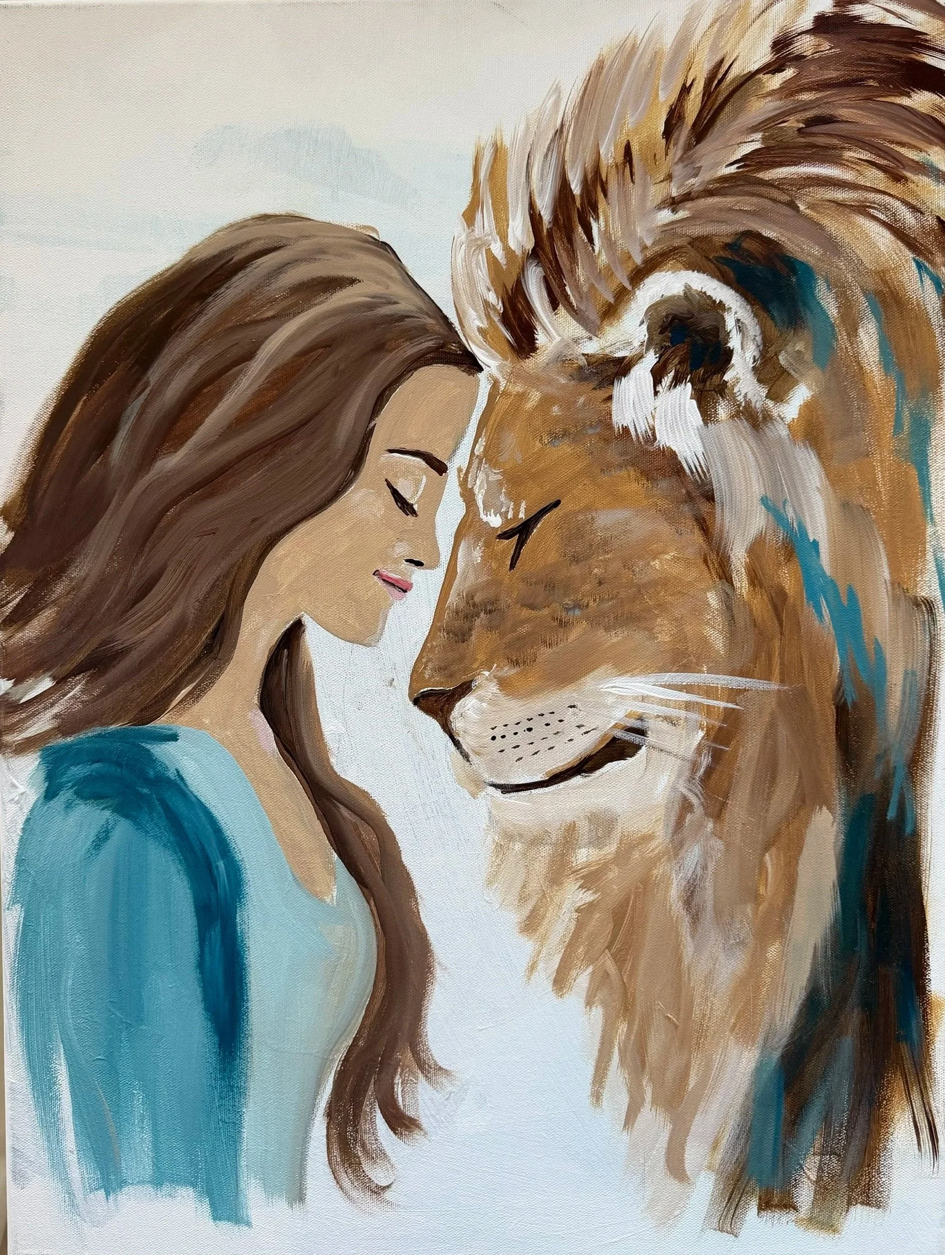 Fierce Compassion 18x24 Original Painting Canvas