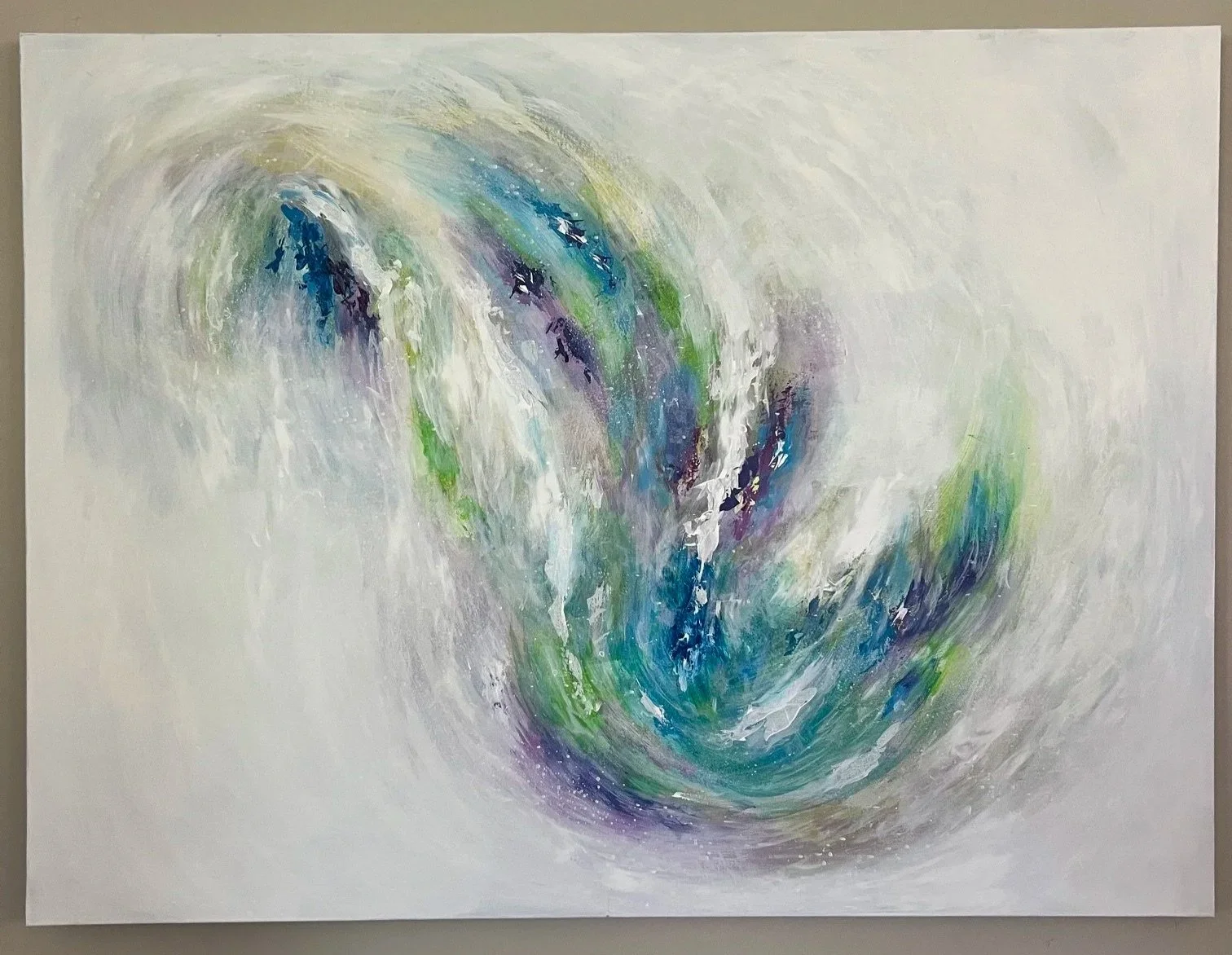 Galactic Storm - 36in x 48in canvas - $1,111