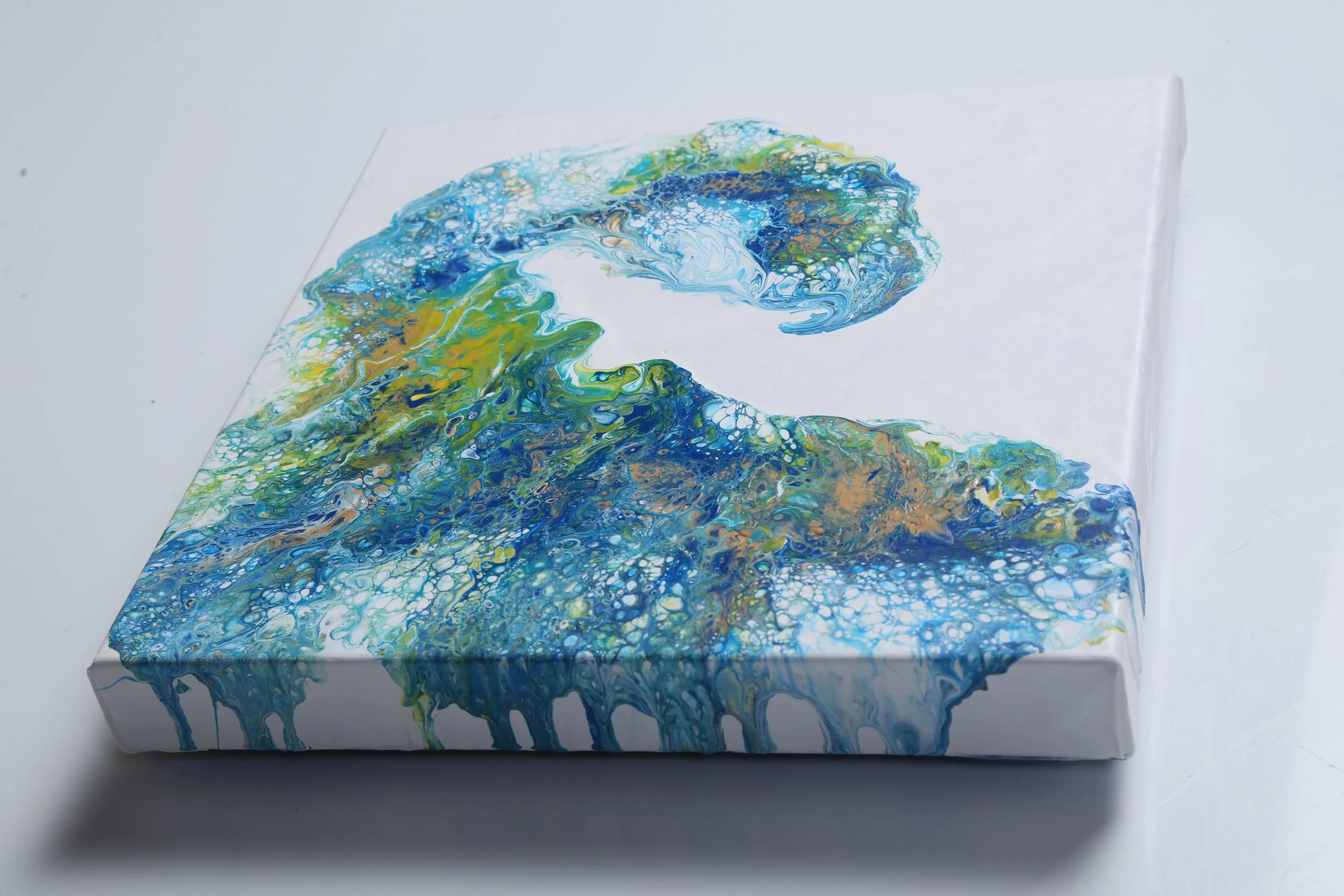 Wave - 10 in X 10 in canvas - $333