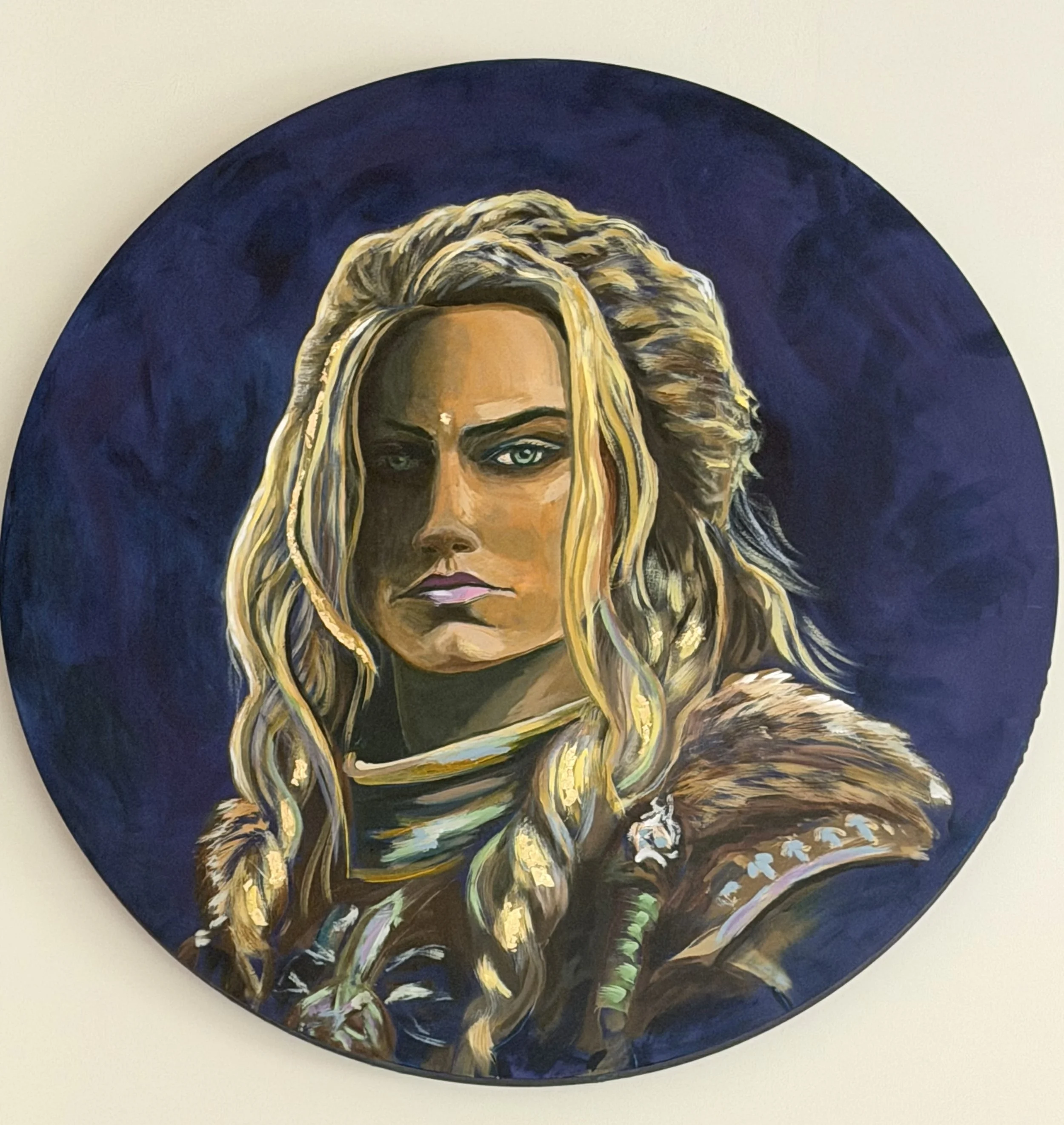 Intuition Initiates - 36in diameter (circle) - $3,333