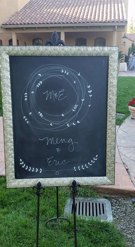 Large Silver Chalk Board (Copy)