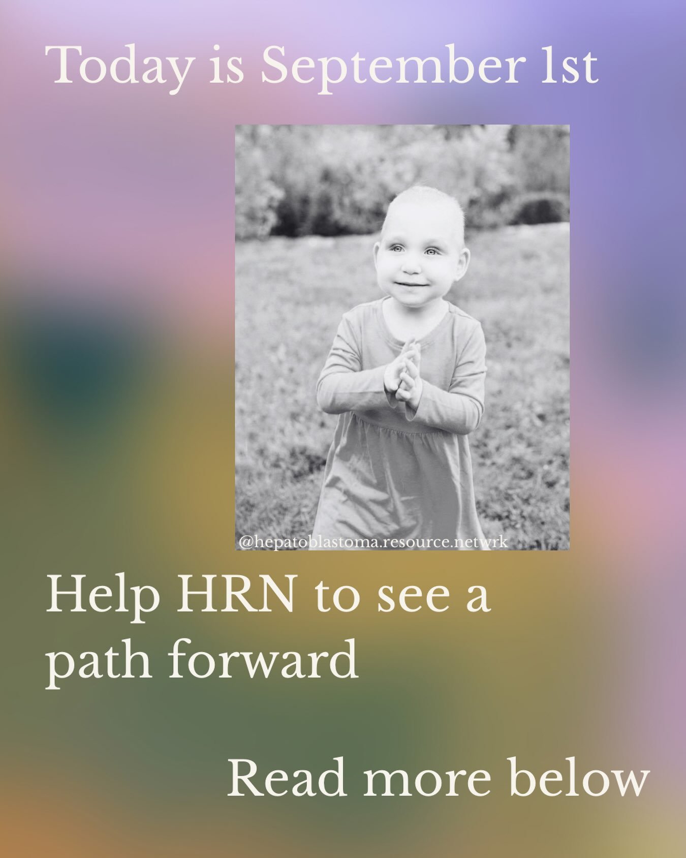 🎗️ Today is the first day of Childhood Cancer Awareness Month. 

 💪This month, we honor every brave child fighting cancer, remember the little warriors we&rsquo;ve lost, and celebrate survivors.

This month, HRN is asking for YOUR help to spread 