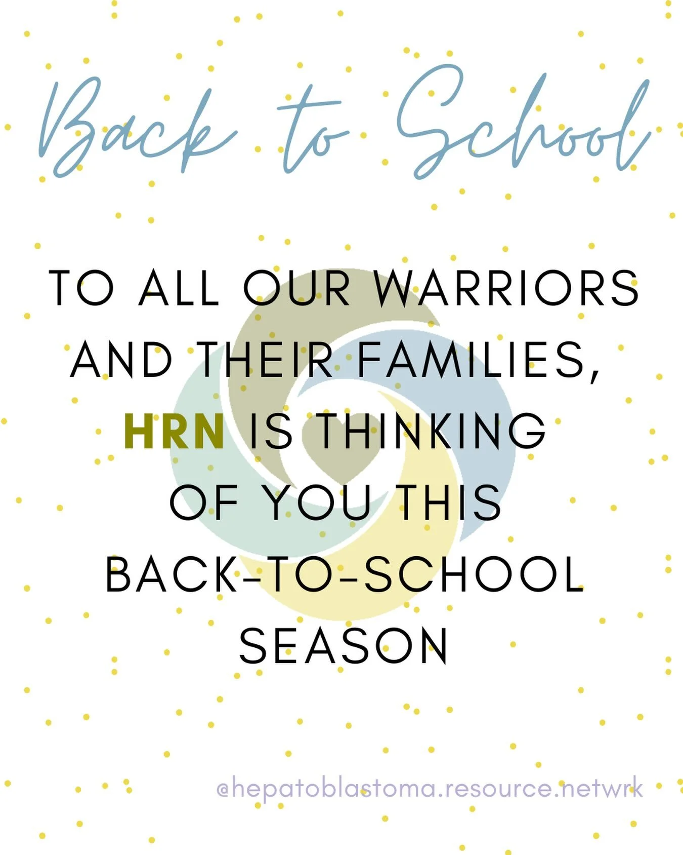 This time of year can bring excitement, uncertainty, hope, and heartache.

While some children in our hepatoblastoma community are heading back to school, some are continuing treatment, recovering from surgery, attending virtually, or spending their 