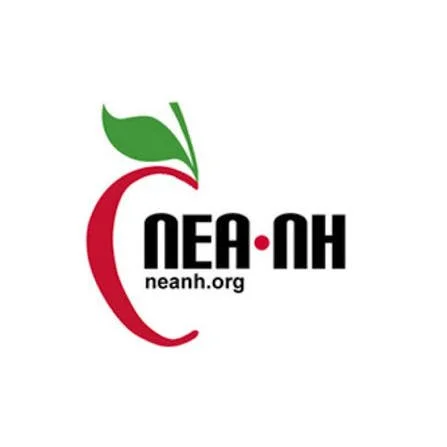 Logo with an apple and the words NEA NH, neah.org