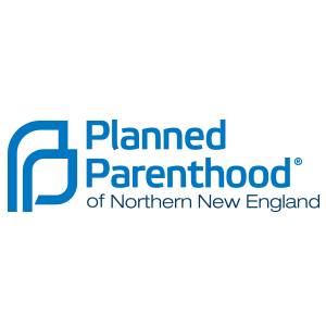 Blue font that says Planned Parenthood of Northern New England