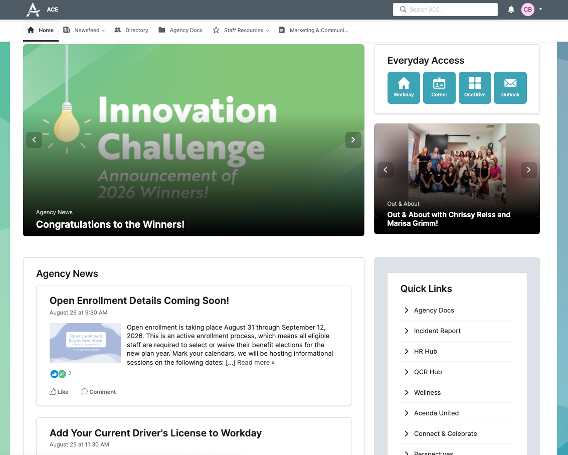 ACE: Acenda Communications for Employees