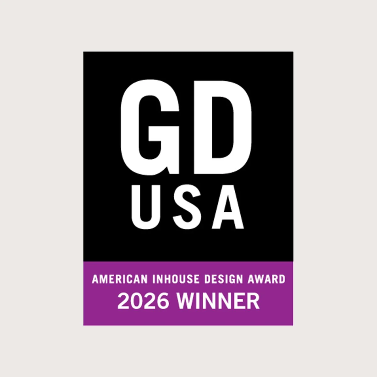 2026 GDUSA InHouse Design Award