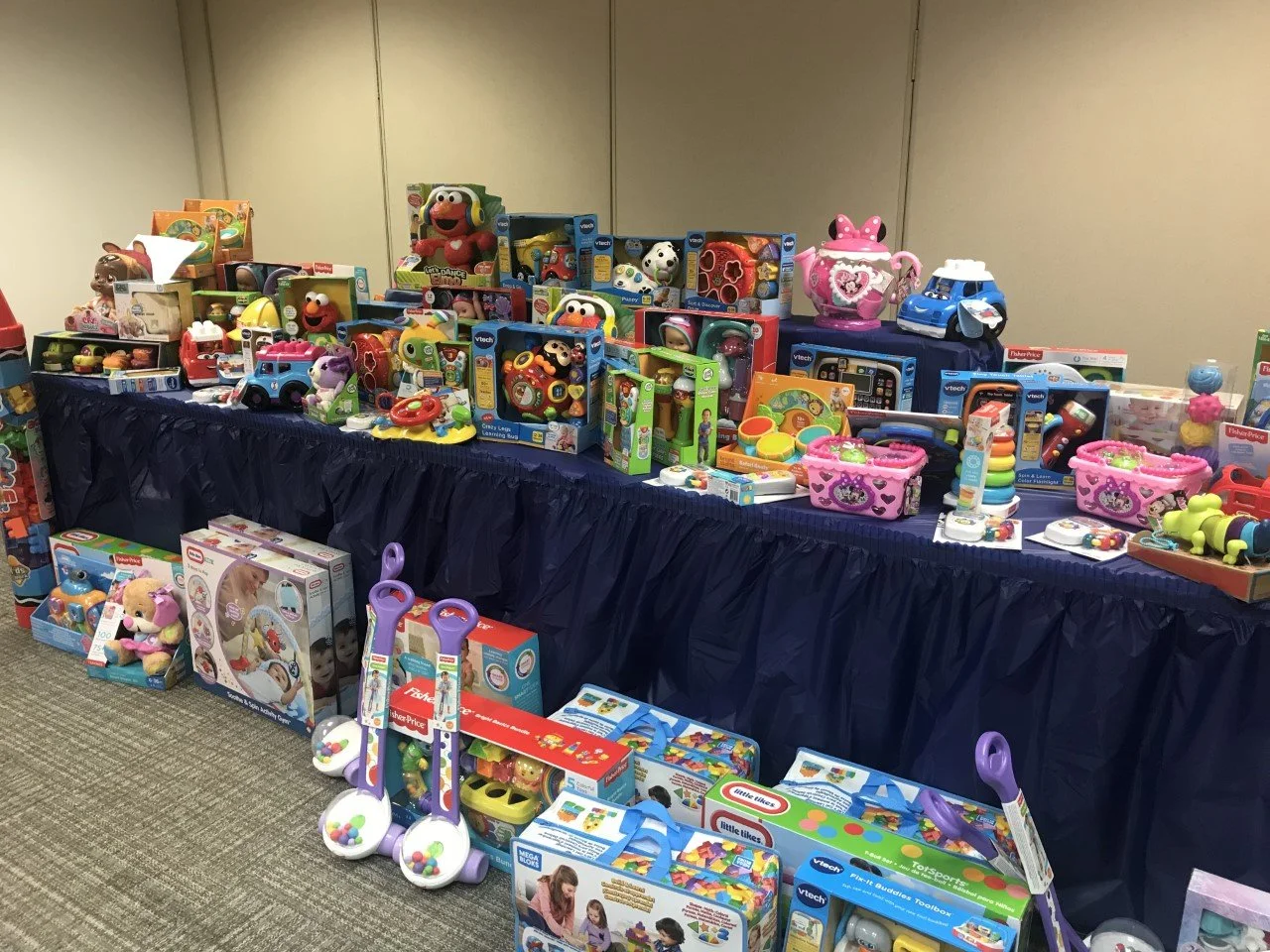 Spirit of the Holidays baby-toddler toys for Acenda client families