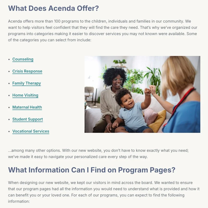 Mental Health Resource Center: What Does Acenda Offer?