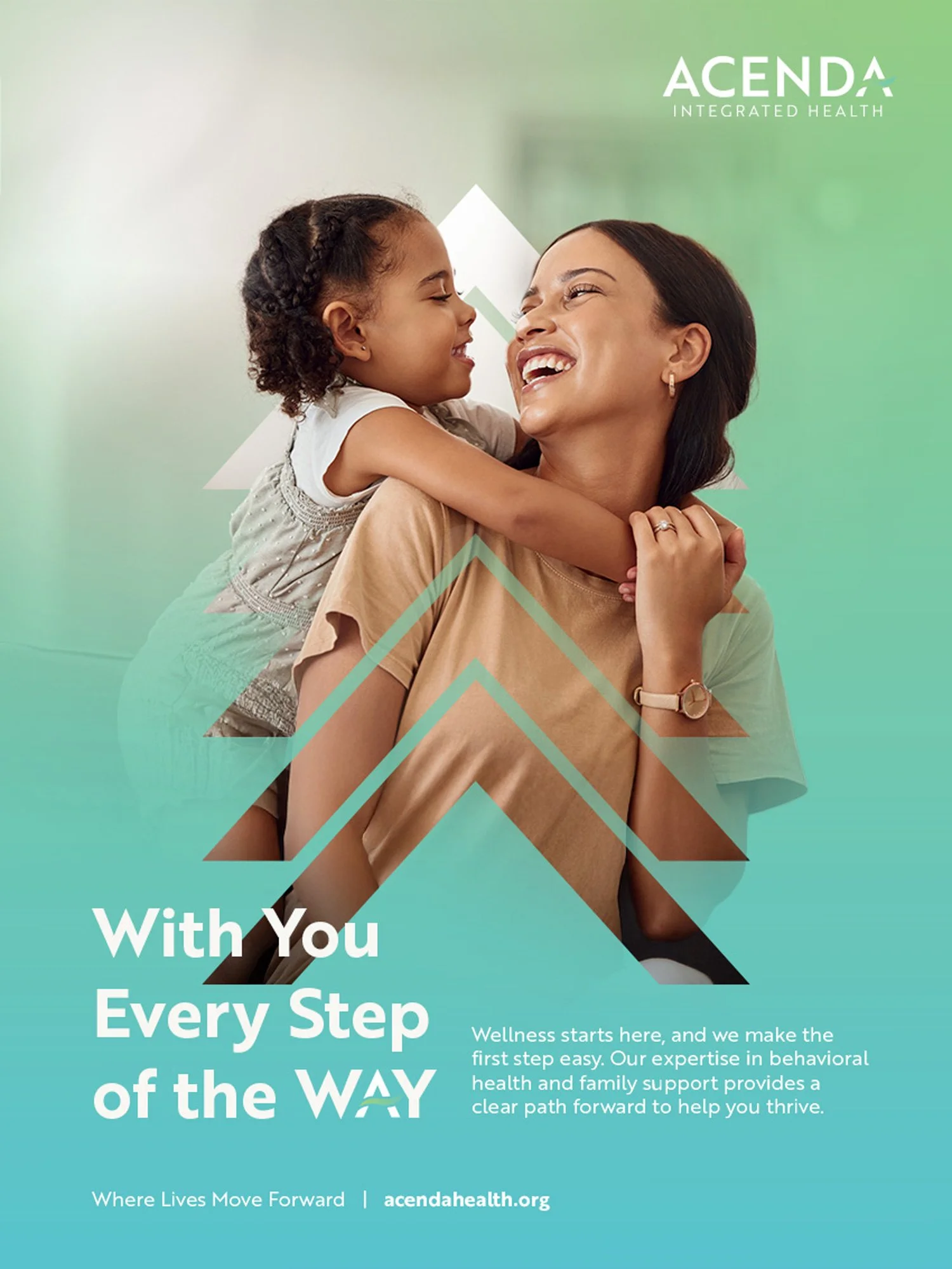 Acenda | With You Every Step of the Way Campaign Asset