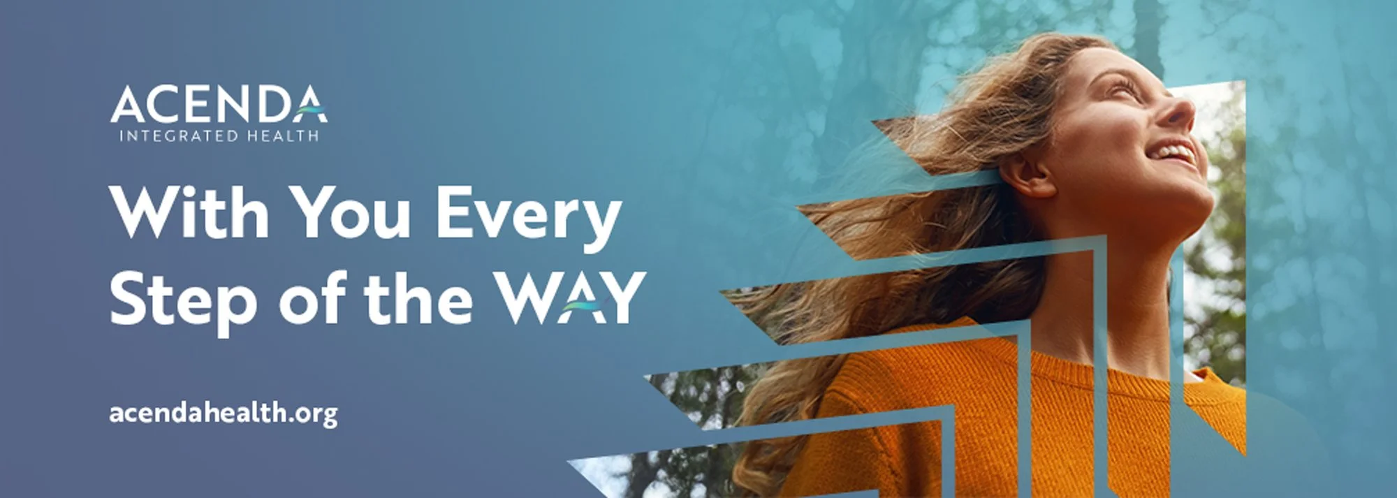 Acenda | With You Every Step of the Way Campaign Asset
