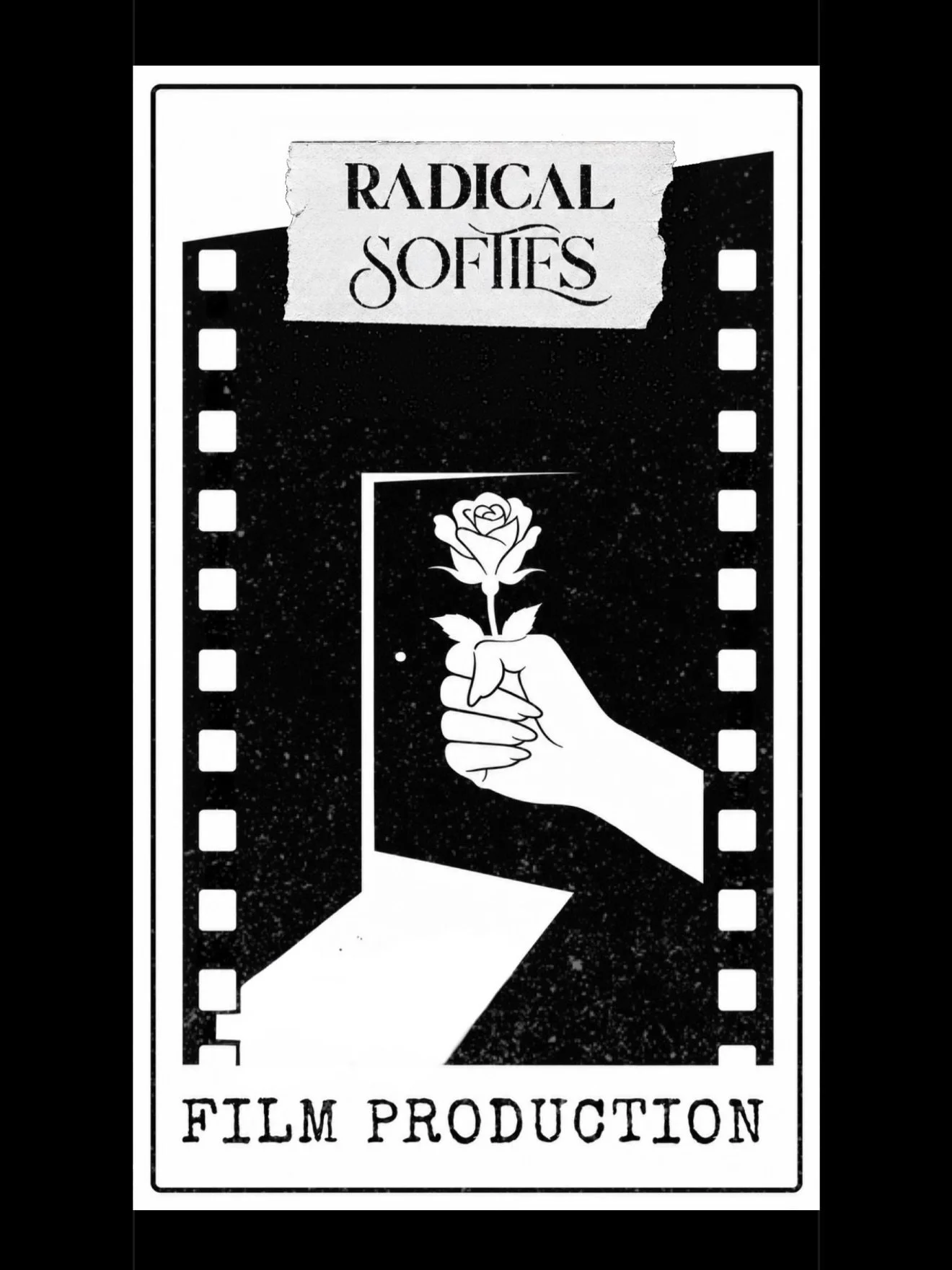 **1 &ndash; Our New Logo**

Huge thanks to Karissa Love @wanderluxevisuals for designing our new Radical Softies logo! 

The tape nods to founder Wray&rsquo;s first job as a projectionist, splicing and repairing film reels. The rose represents new be