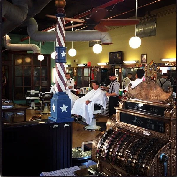 American Barber shop, barber shop interior