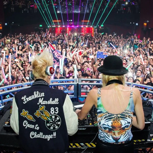 Yost Theater, DJ performing in front of a crowd